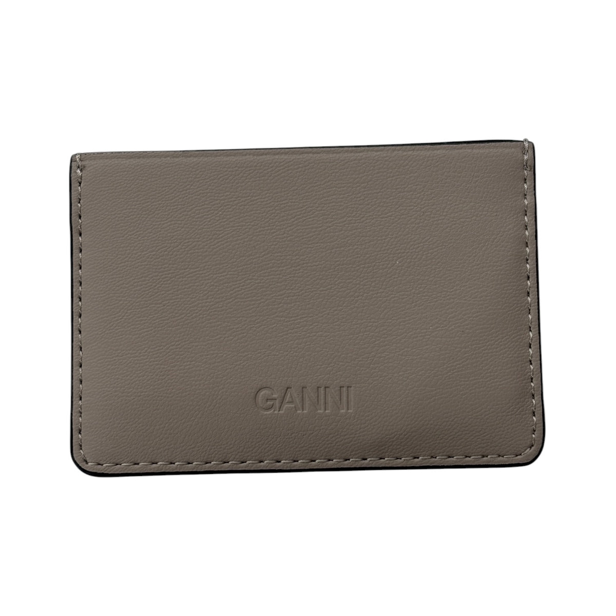 GANNI Card Case Beige