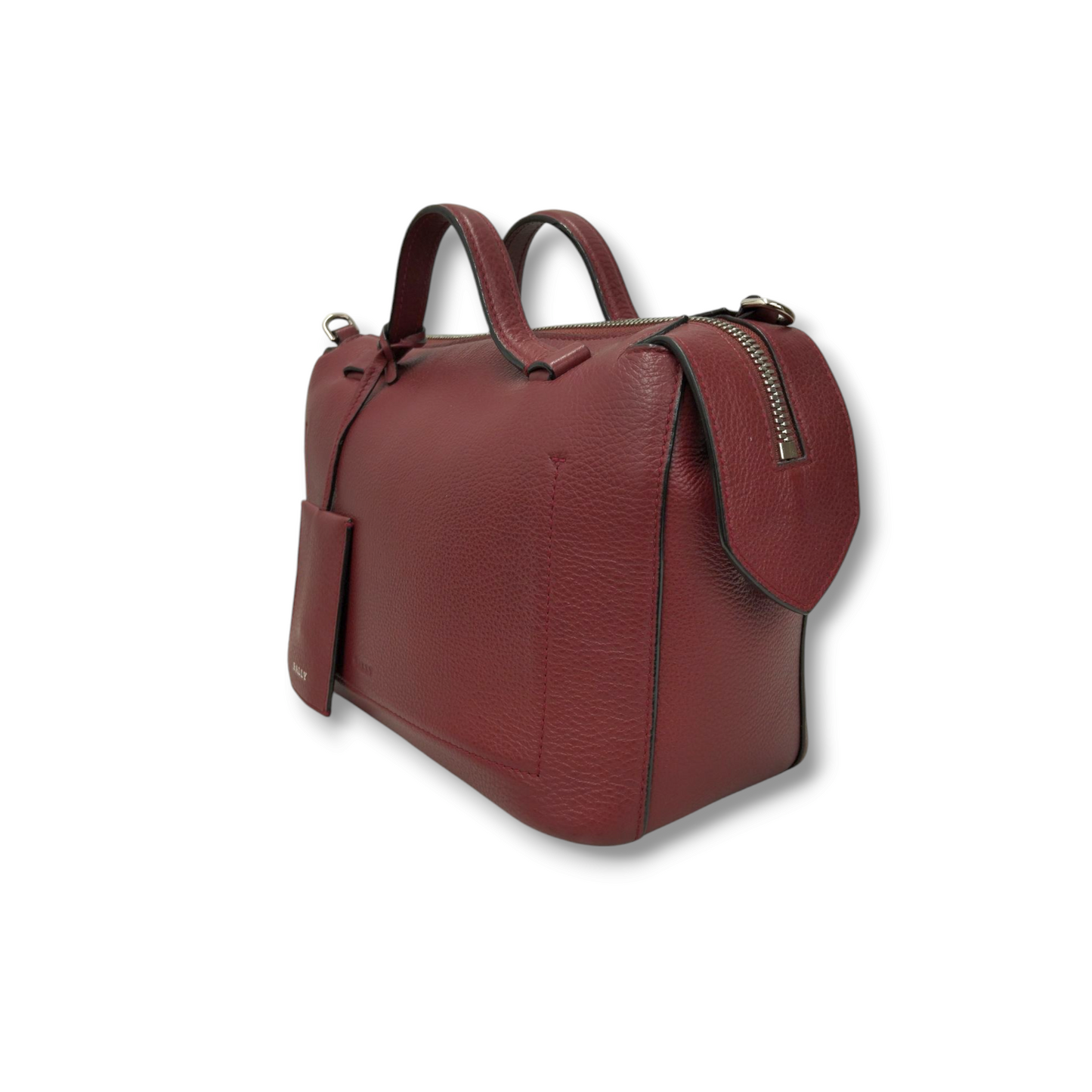 BALLY 2WAY Bag Kissen Red Rank A