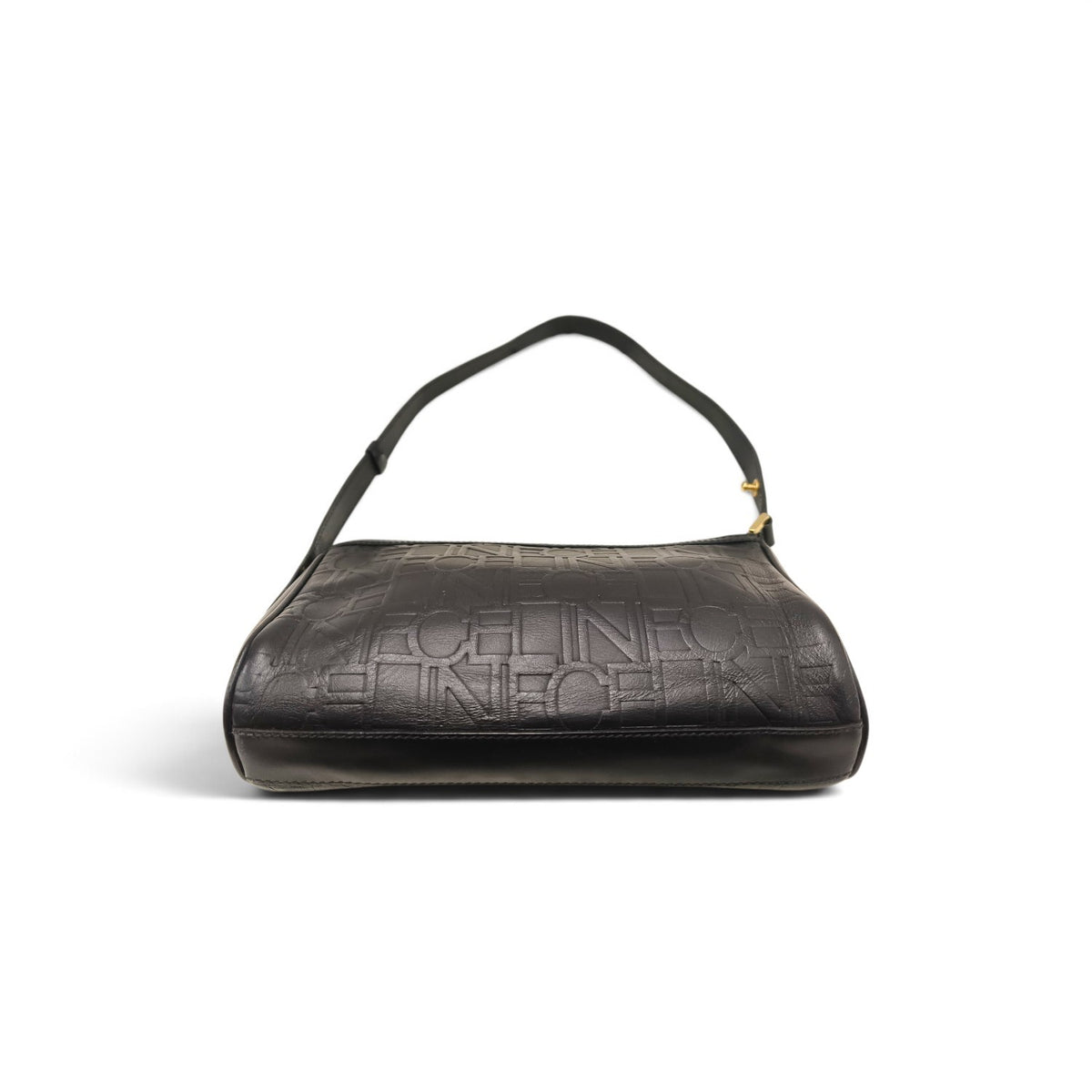 CELINE Handbag Black CE00/12 *Stain* Rank B