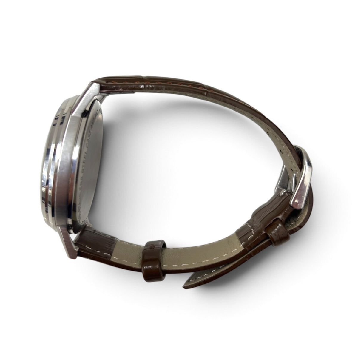 ีUNDONE WRIST WATCH MINIMALIST SILVER CHRONOGRAPH RANK (B)