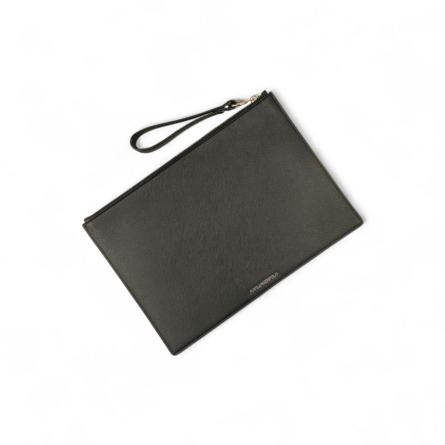 KARL LAGERFELD Clutch Bag Black Rank B