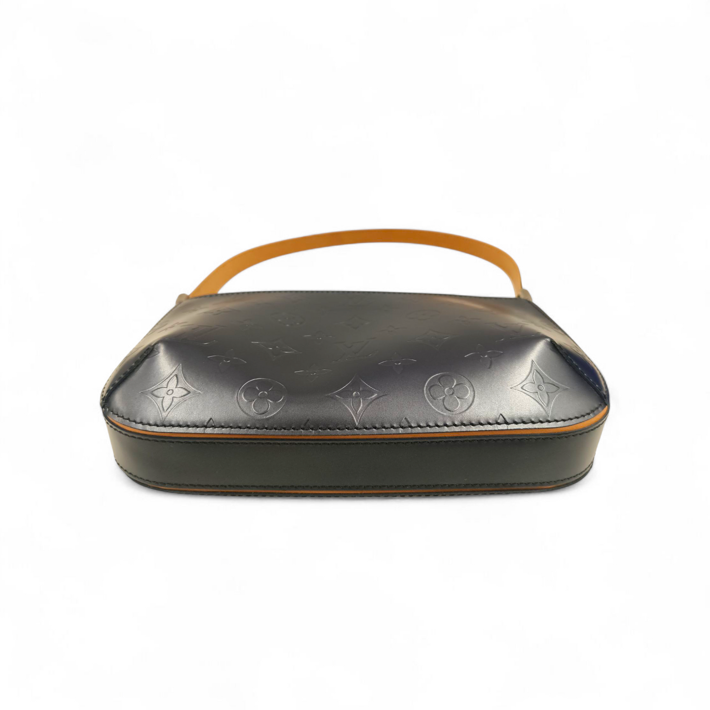 LOUIS VUITTON Shoulder Bag M55145 Navy/Brown MI1022 Monogram Mat Fowler