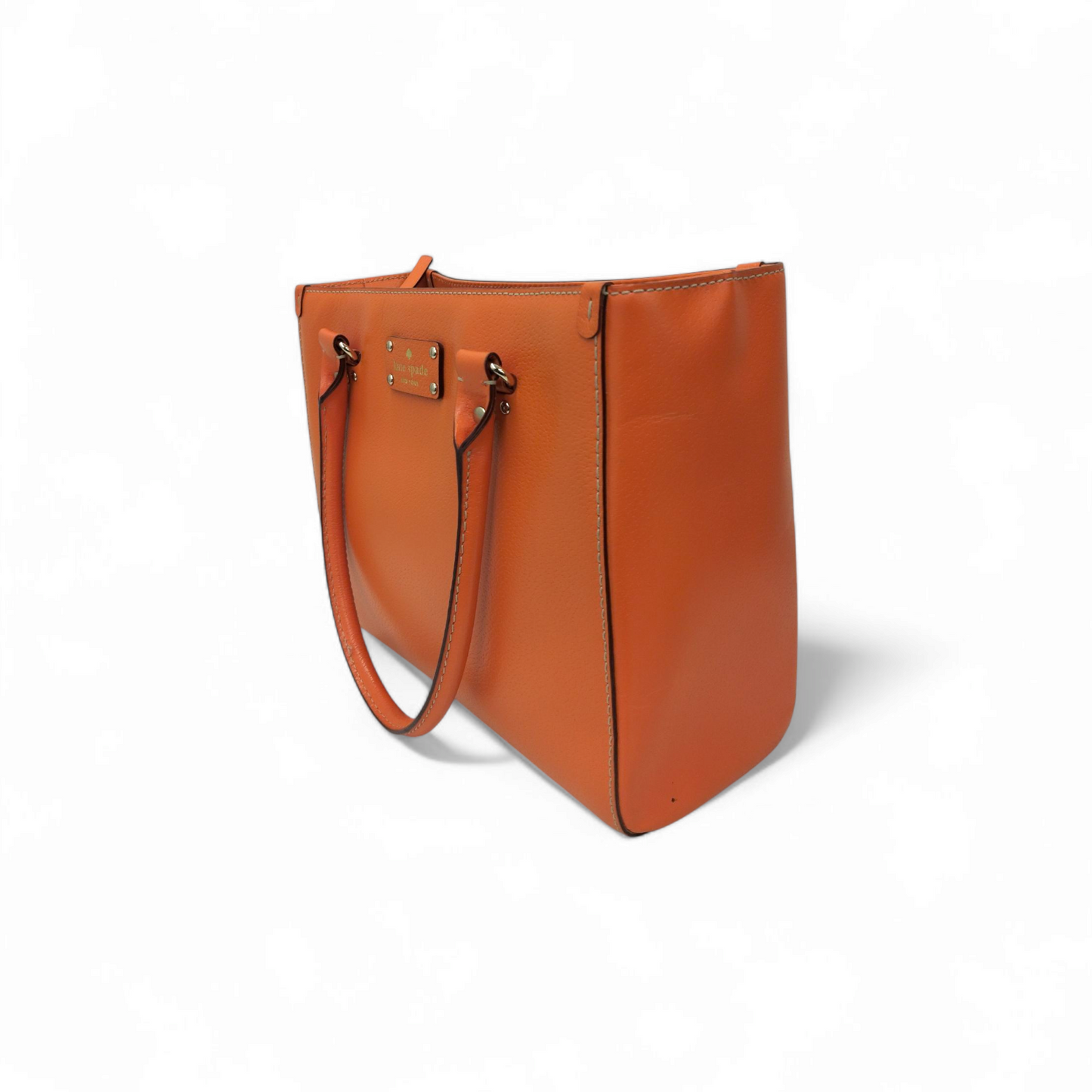 Kate Spade Hand Bag Orange WKRU1428 Rank A