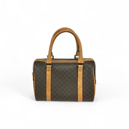 CELINE Handbag Brown Scratch/Stain PP-SA-0097 Macadam Rank(B)