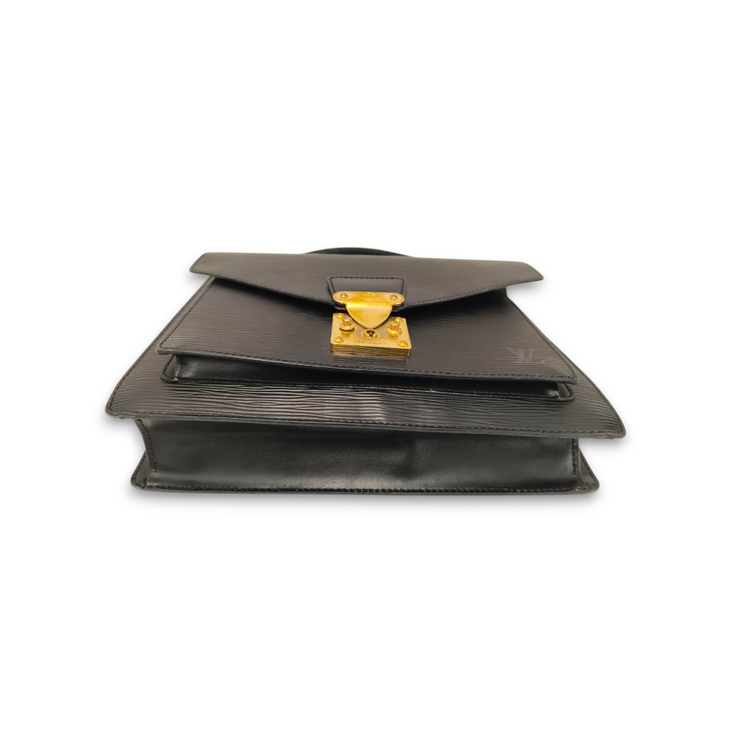 LOUIS VUITTON 2WAY Bag Epi M52122 Black Scratch SR1928 Monceau28 Rank B