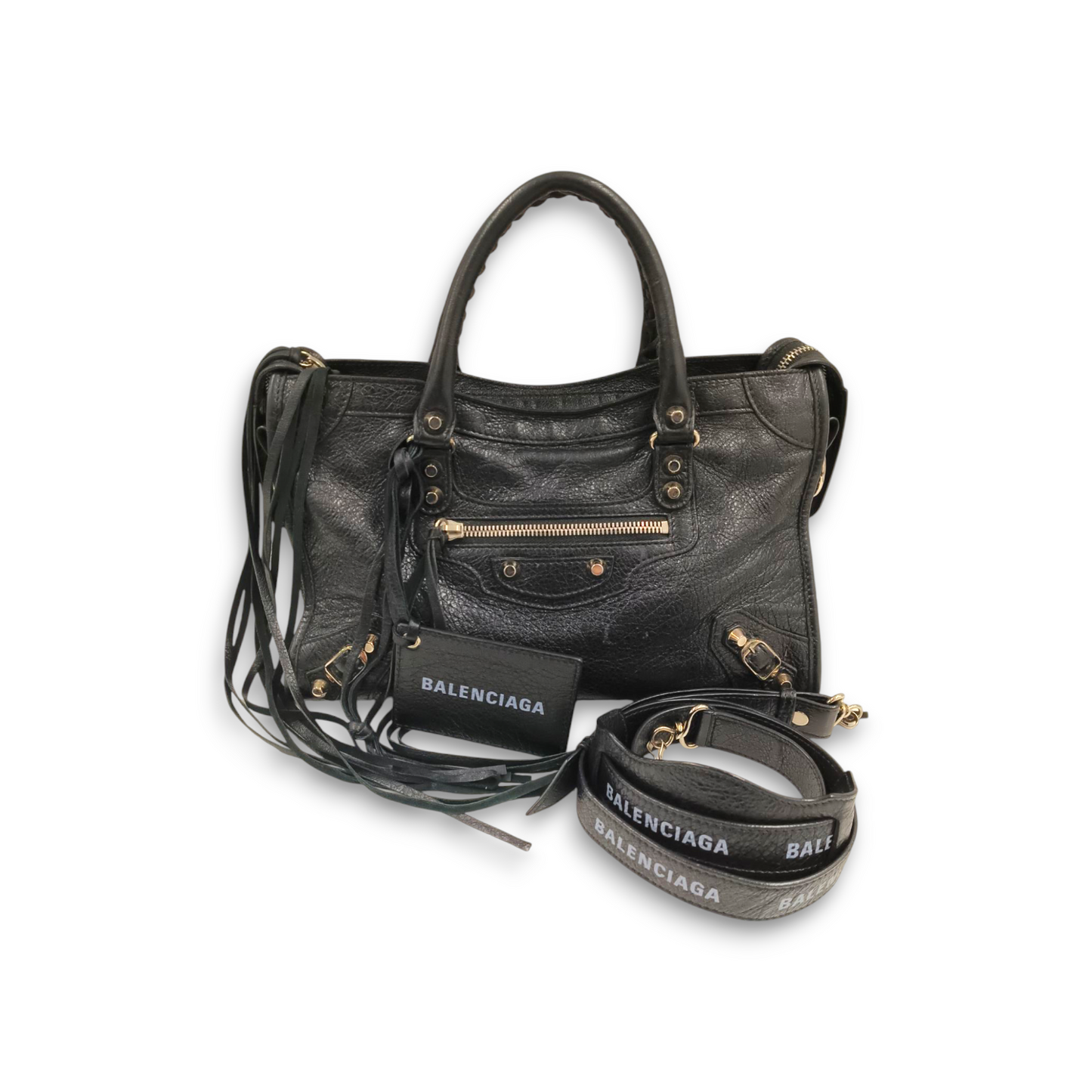 BALENCIAGA 2WAY Bag Classic City Bag 431621 Black Rank A