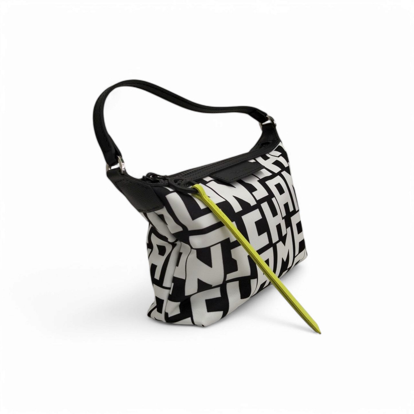 LONGCHAMP Mini Handbag 10039412067 White And Black Rank B