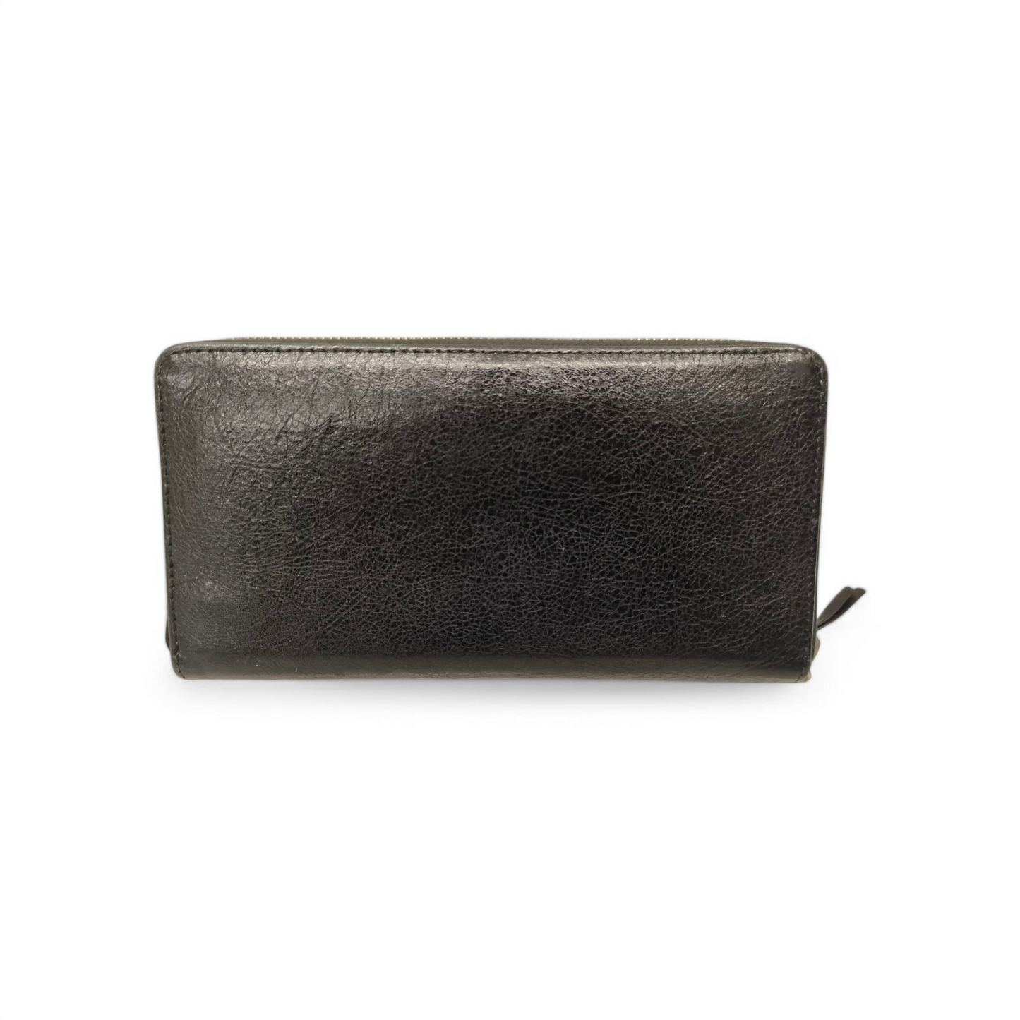 BALENCIAGA Long Wallet 253036 Black *Damage* Rank B