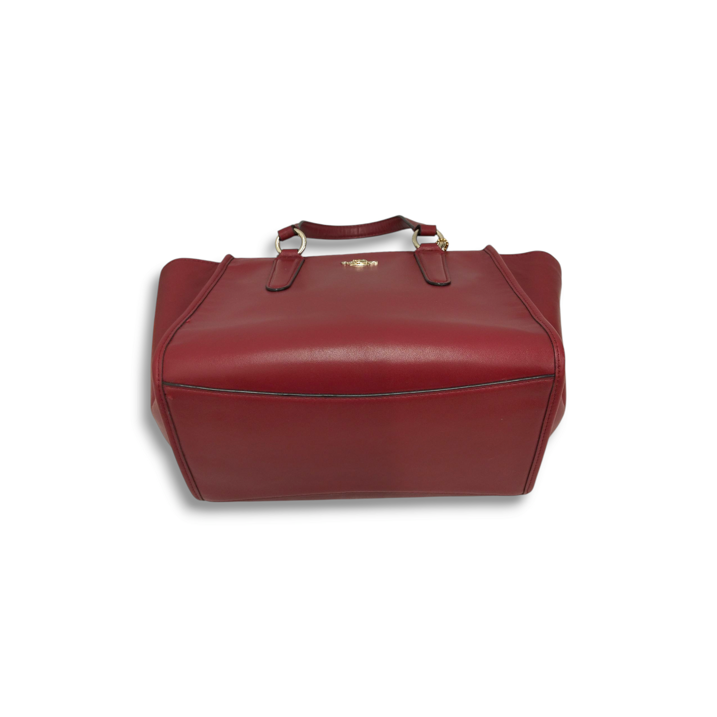 COACH 2WAY Bag 33537 Red *Scratch* Rank B