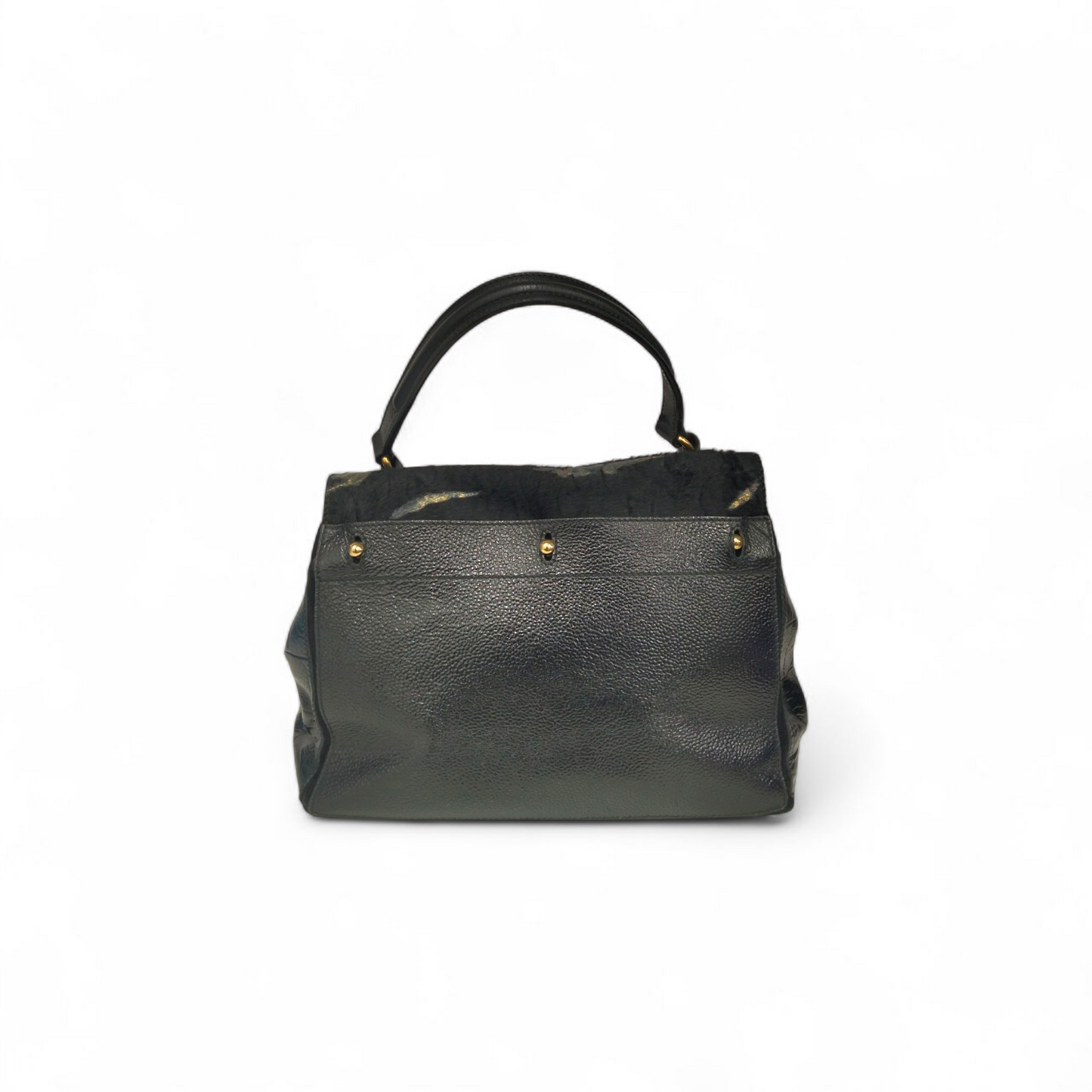 Yves Saint Laurent t Handbag 197149 Black Stain/Damage 214397 Rank(B)