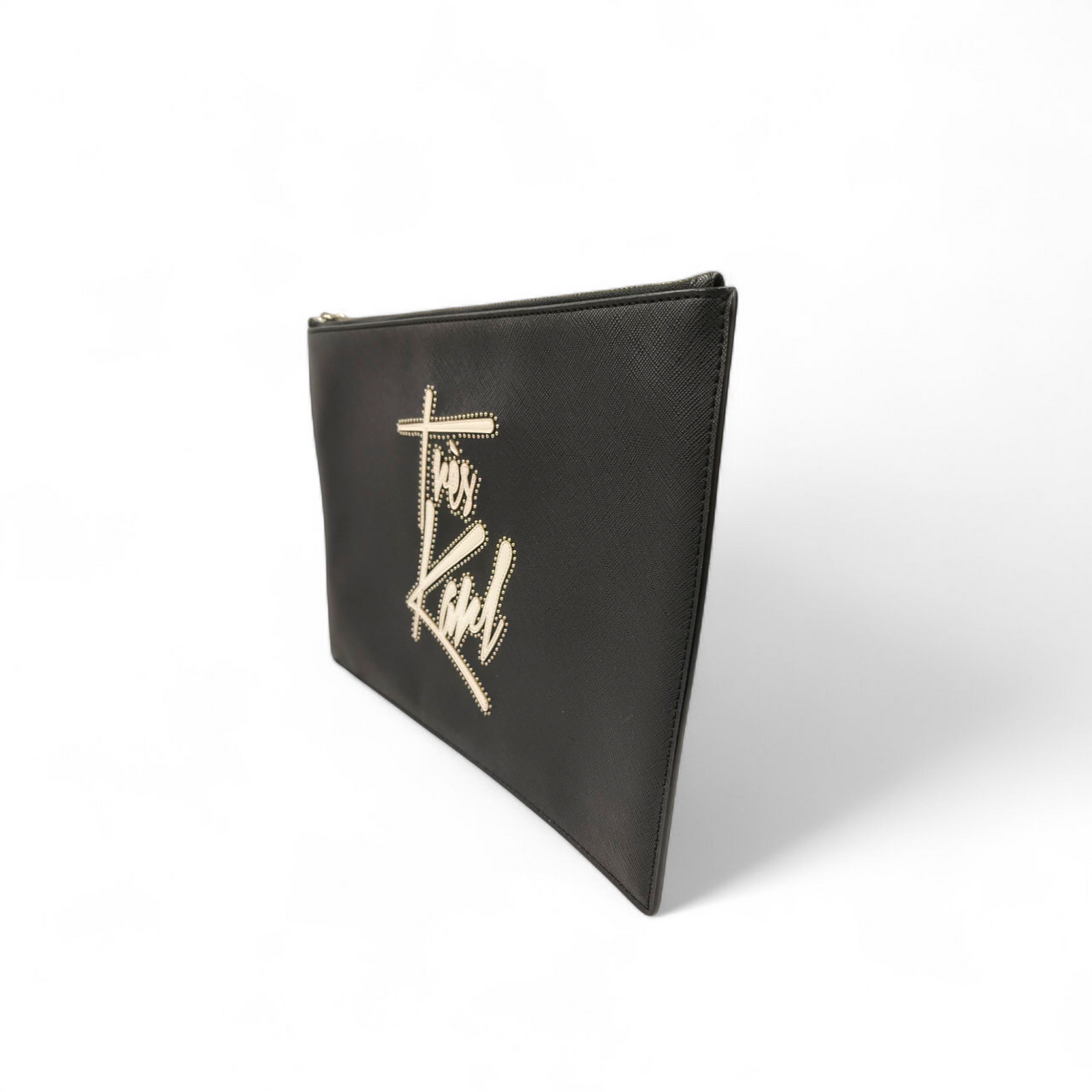 KARL LAGERFELD Clutch Bag Black Rank B