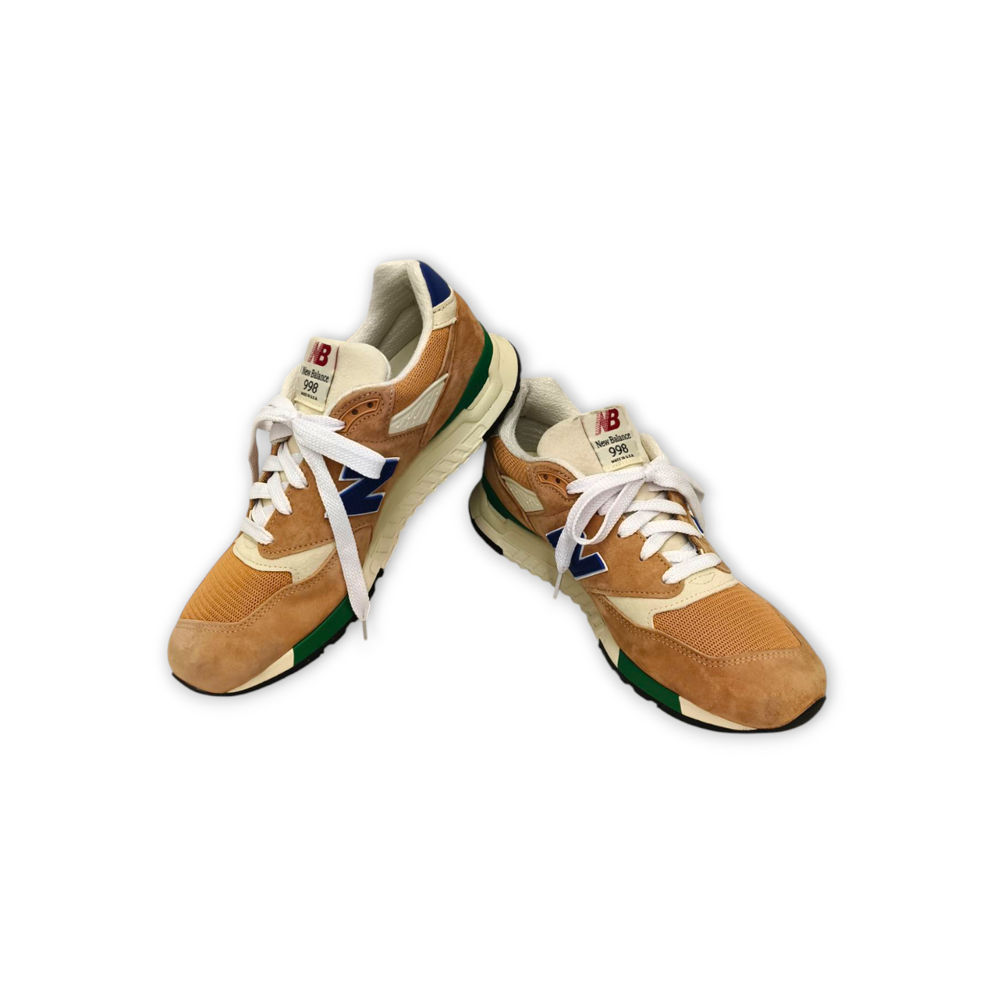 NEW BALANCE Sneaker size44 U9980B Men Brown/Blue *Stain* Rank B