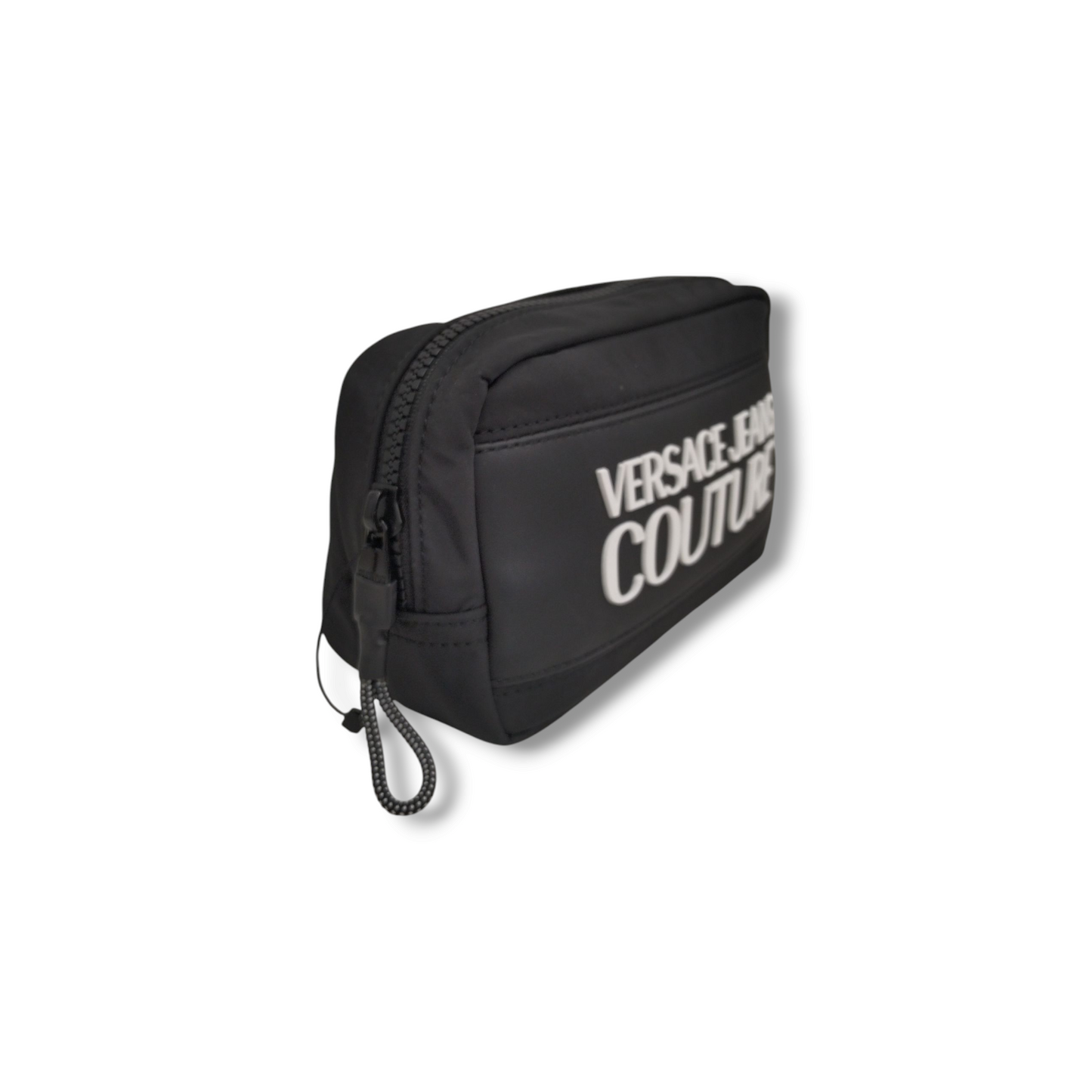 VERSACE JEANS COUTURE Shoulder Bag 71YA4B94 Black Rank A