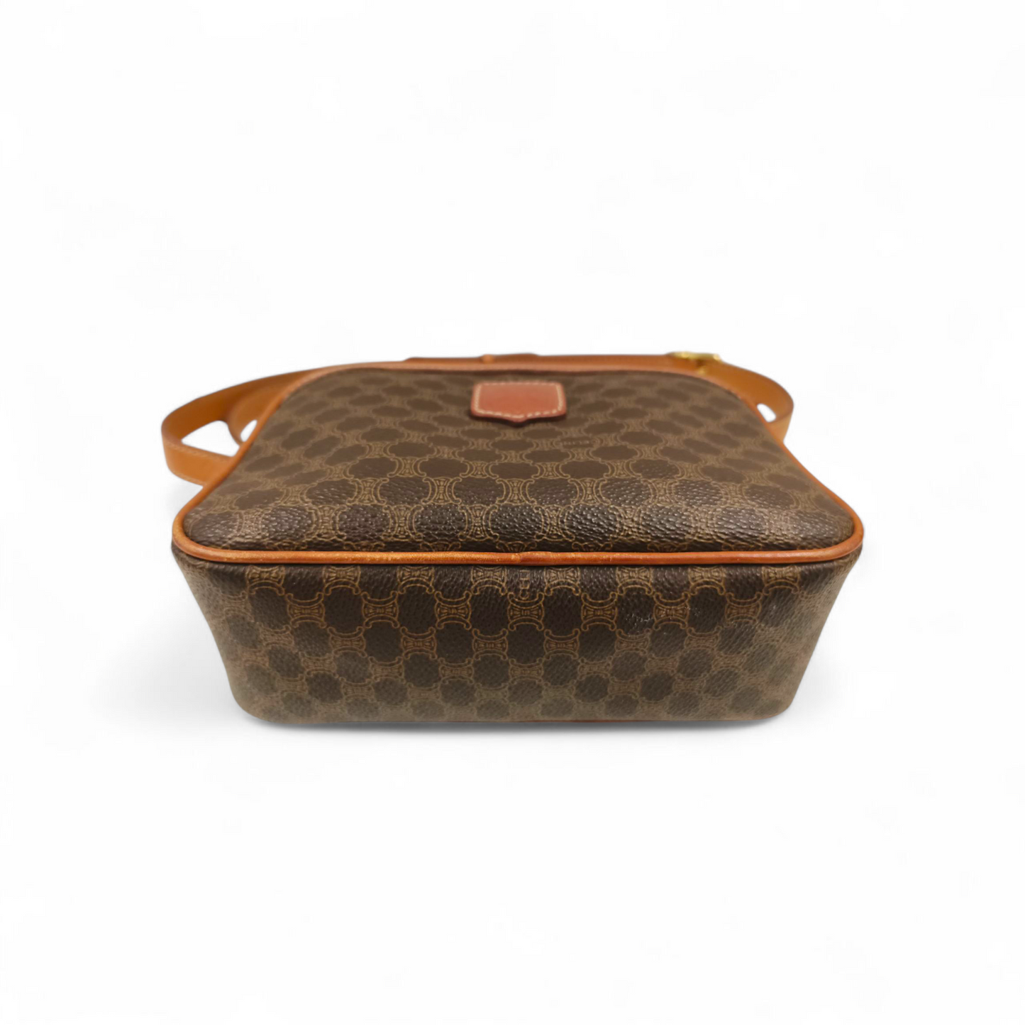 CELINE Shoulder Bag Brown M08 *Damage* Rank B
