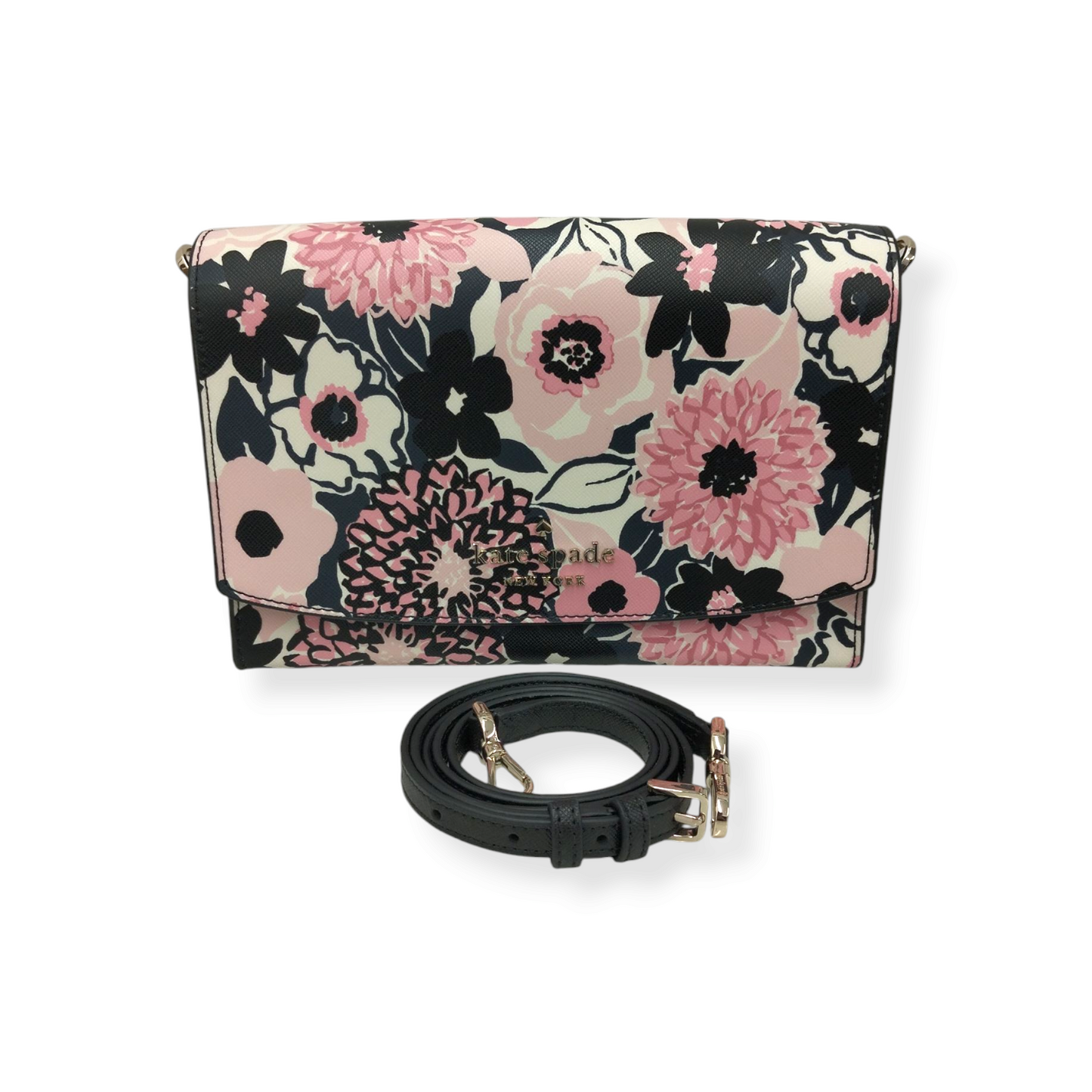 Kate Spade Shoulder Bag K8111 Black/pink Rank A