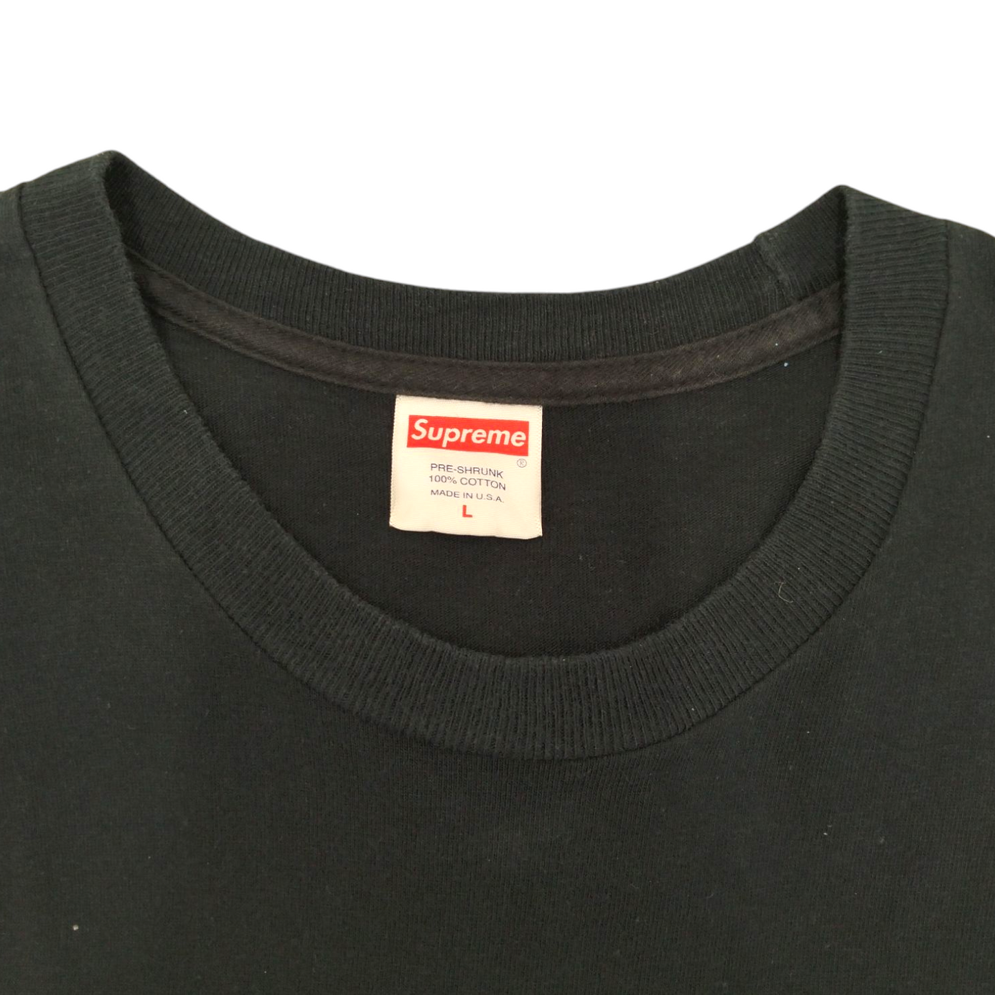 Supreme 17AF If Your Still Pisse Size L Mens Black *Stain* Rank B