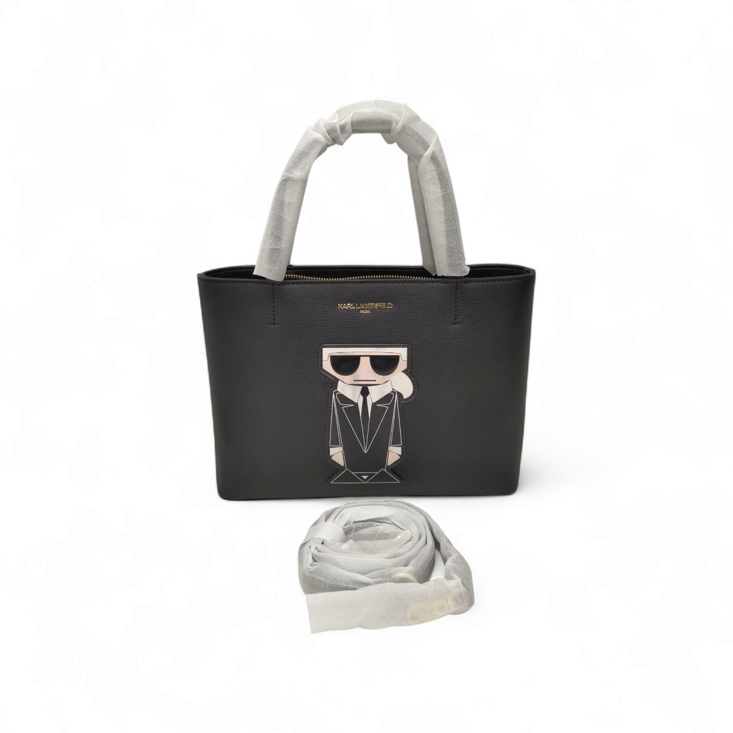 KARL LAGERFELD 2WAY Bag Black Rank A