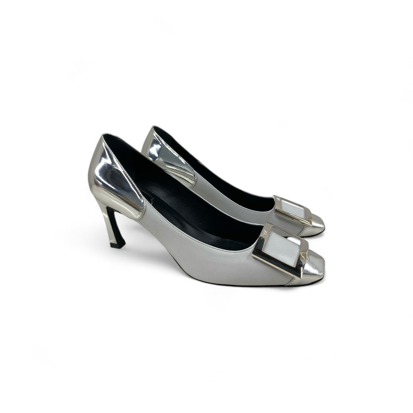 Roger Vivier Pumps Size 36.5 Lady's Light Gray DEC TROMPETTE Rank A