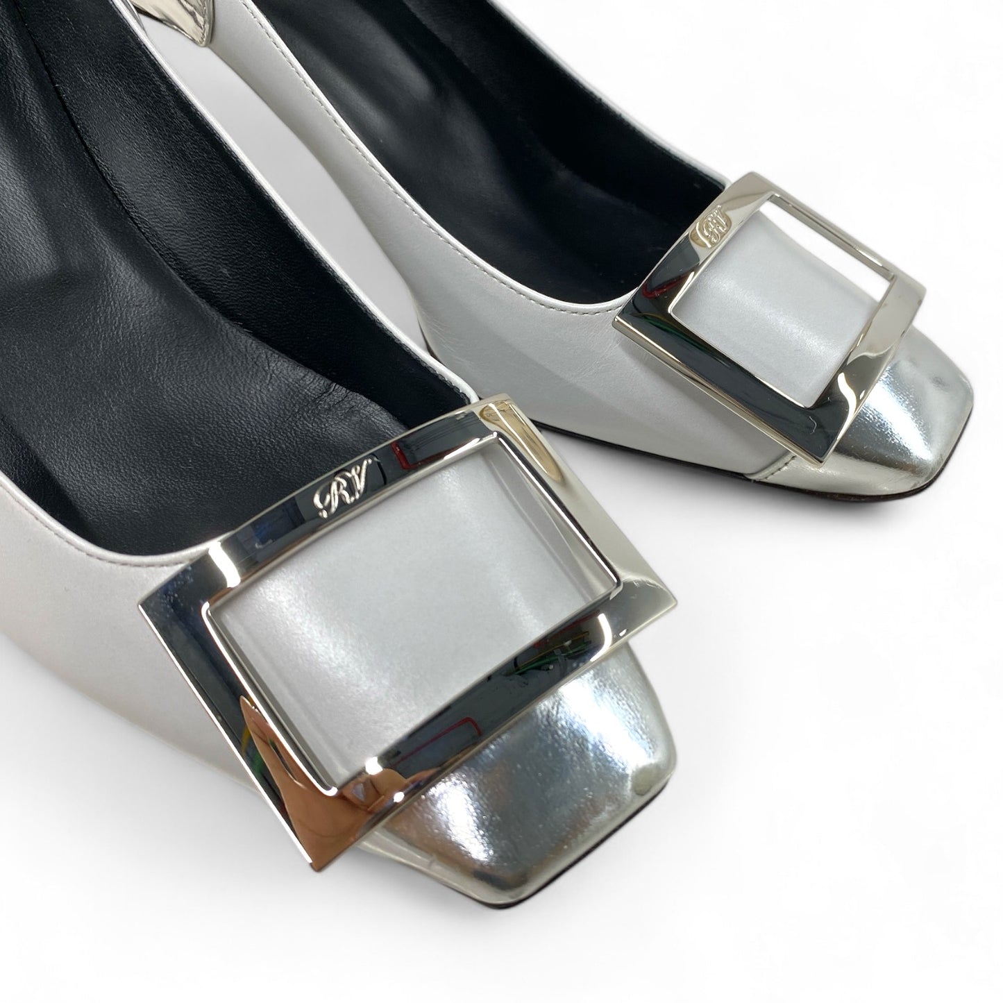Roger Vivier Pumps Size 36.5 Lady's Light Gray DEC TROMPETTE Rank A