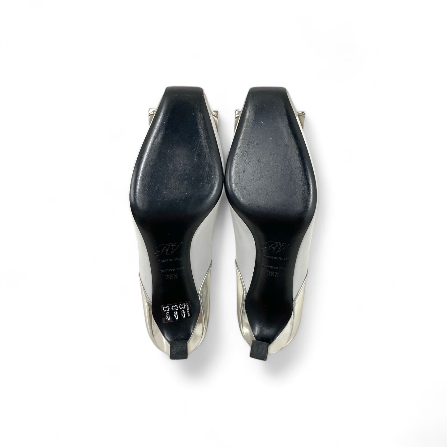 Roger Vivier Pumps Size 36.5 Lady's Light Gray DEC TROMPETTE Rank A