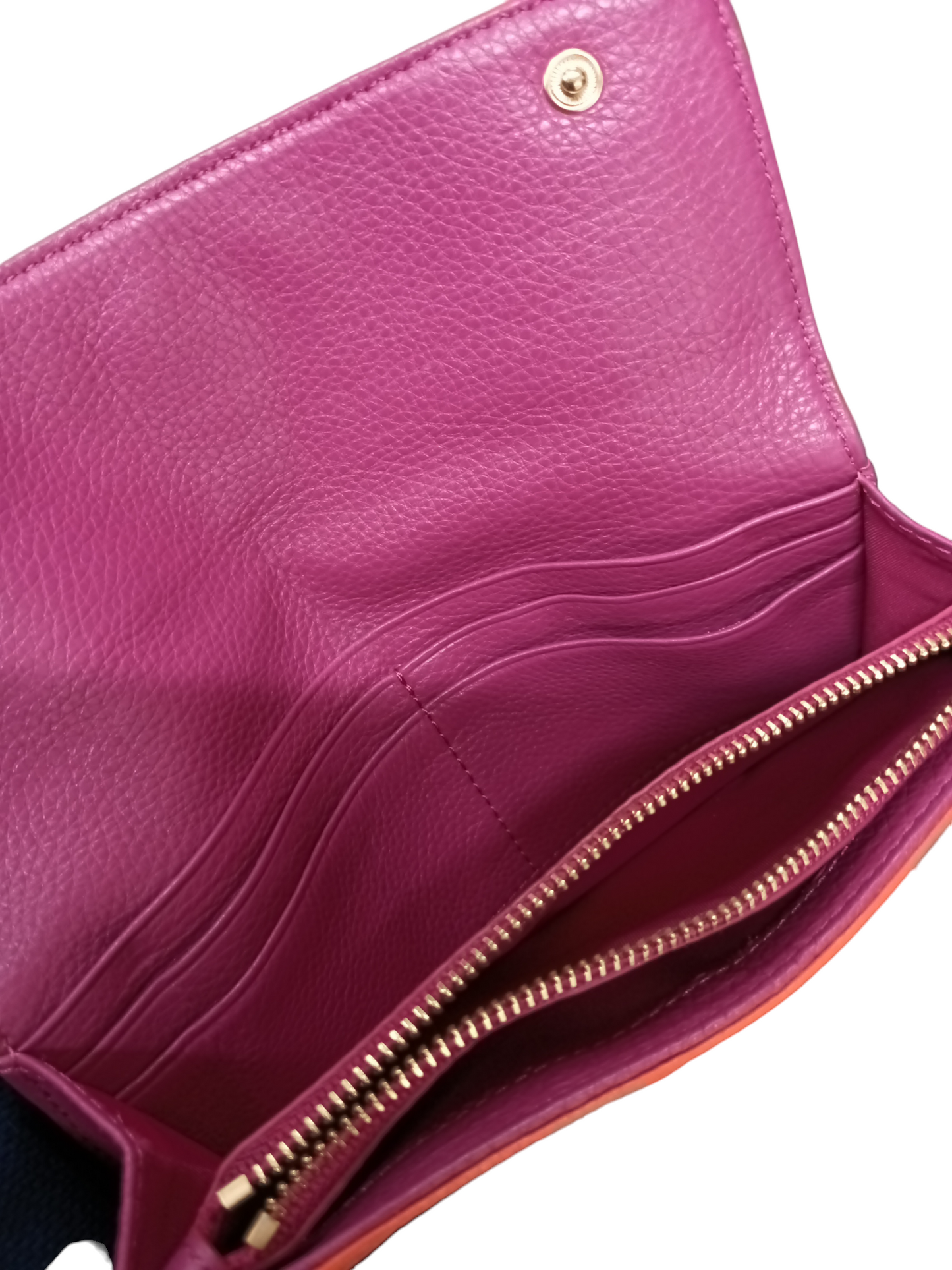 TORY BURCH Long Wallet Unused item Orange Purple 22139109