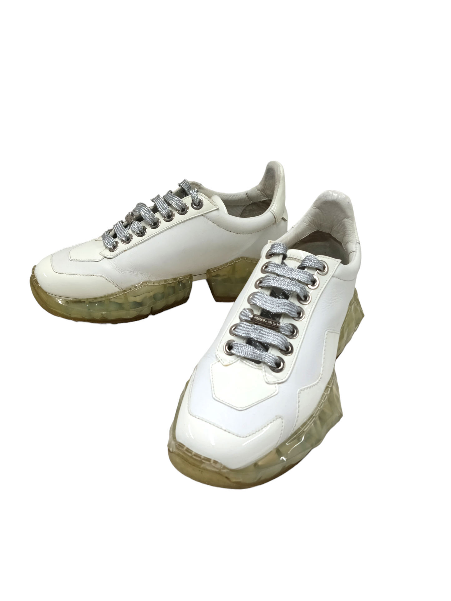 JIMMY CHOO Sneaker 37.5 white Rank B