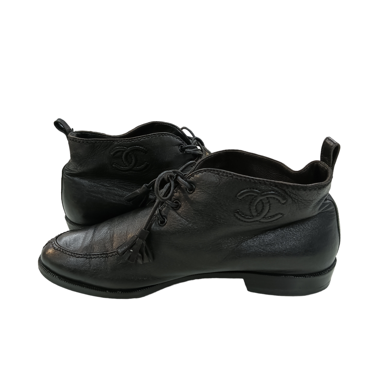CHANNEL Short Boots SIZE 36.5