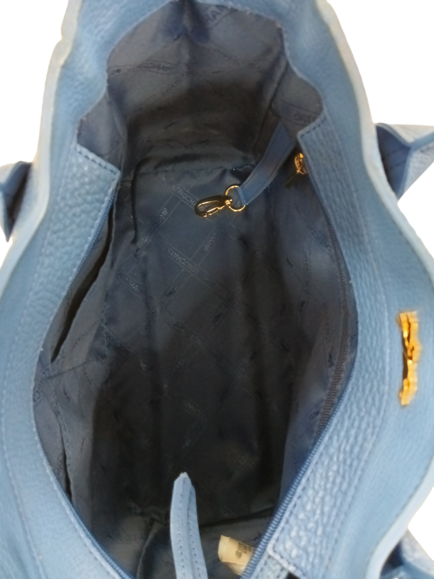LONGCHAMP Bag Sky Blue 1294838C75 (Rank A)