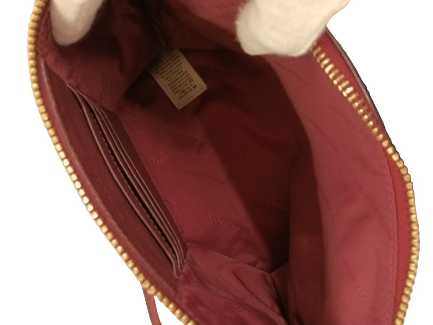 BURBERRY Shoulder Bag 3990443 Purple frine (Rank B)