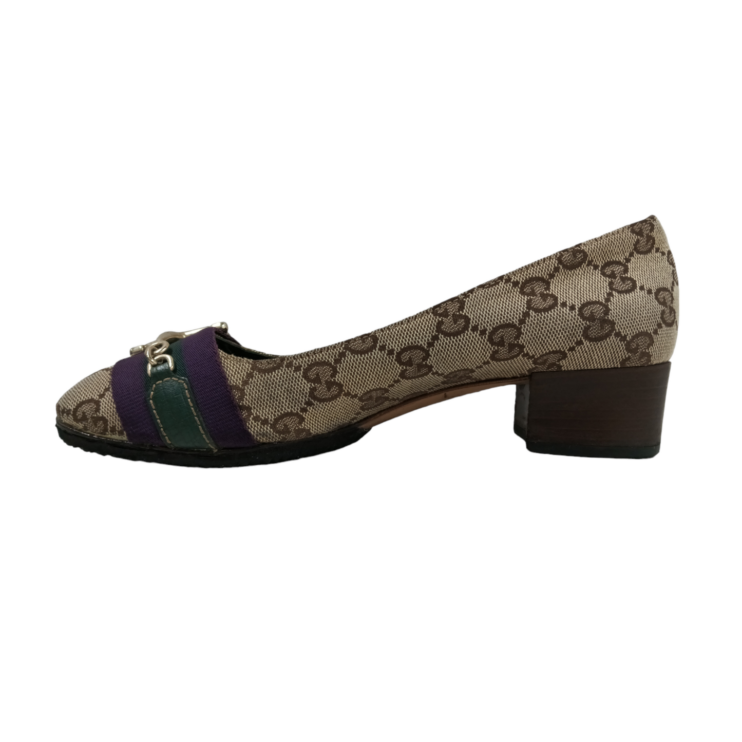 GUCCI Pumps Size 35.5 Brown *Repair* Rank BC