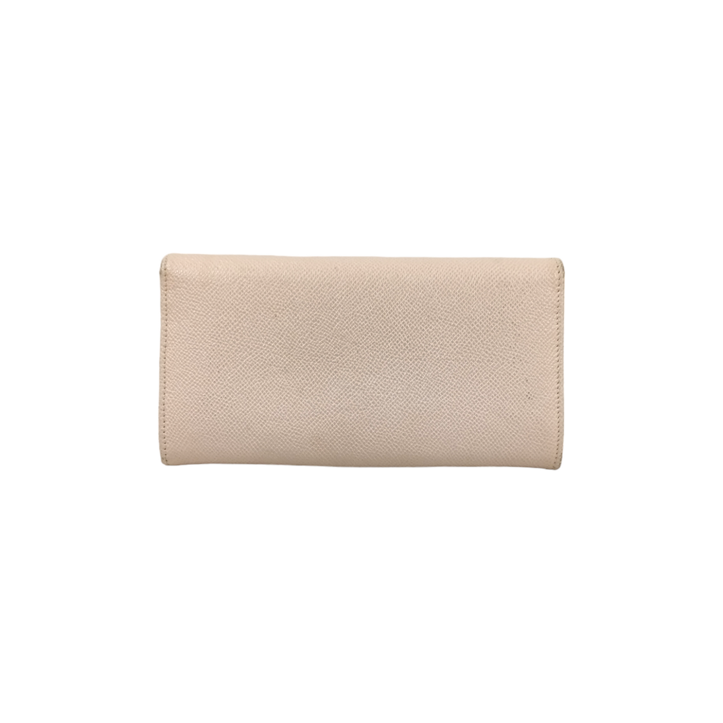 BVLGARI Long Wallet Beige 3248505Y MD F19 288174 Damage Rank C
