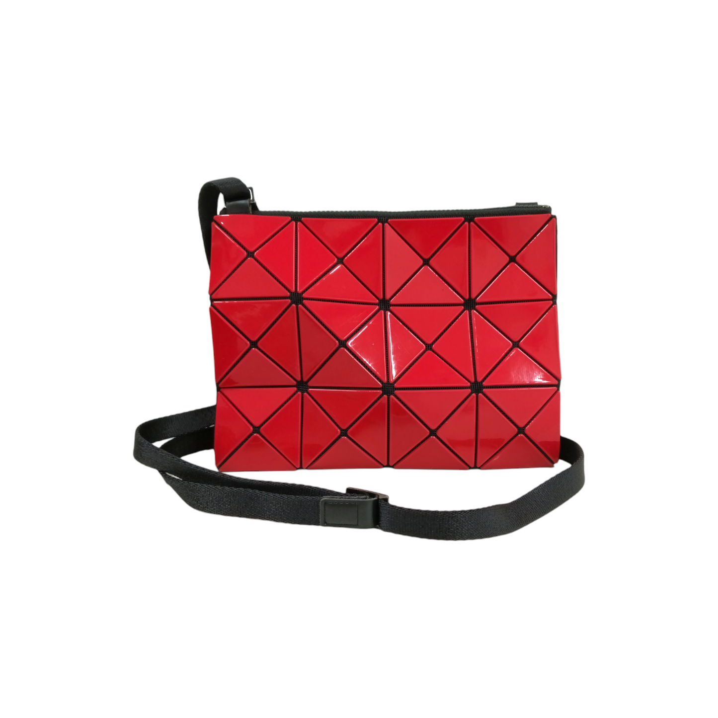 BAO BAO ISSEY MIYAKE Shoulder Bag BB83-AG606 Red/Pink Rank B