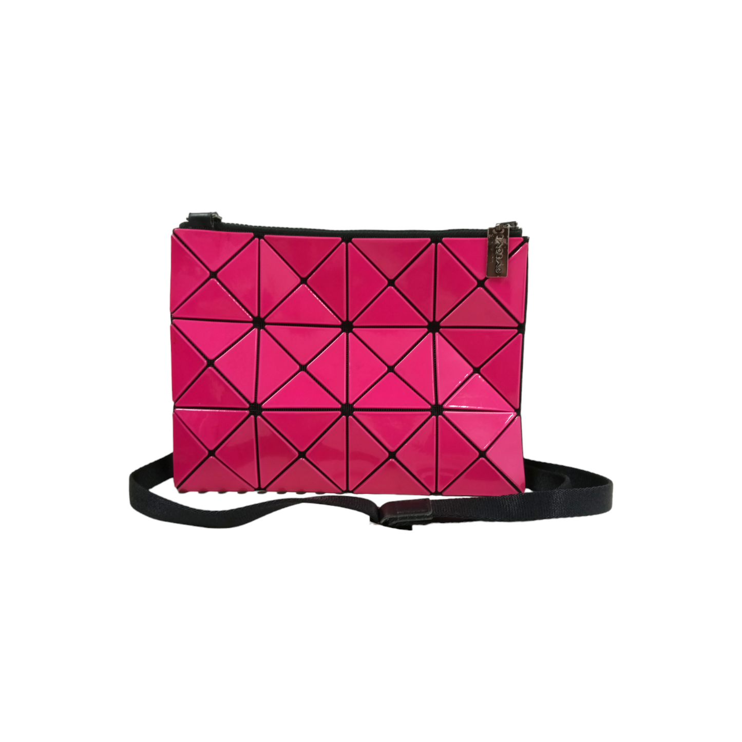 BAO BAO ISSEY MIYAKE Shoulder Bag BB83-AG606 Red/Pink Rank B