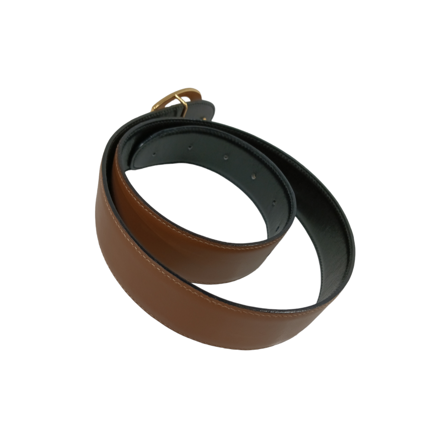 GUCCI Belt Brown/Black 036 5190956 Rank B