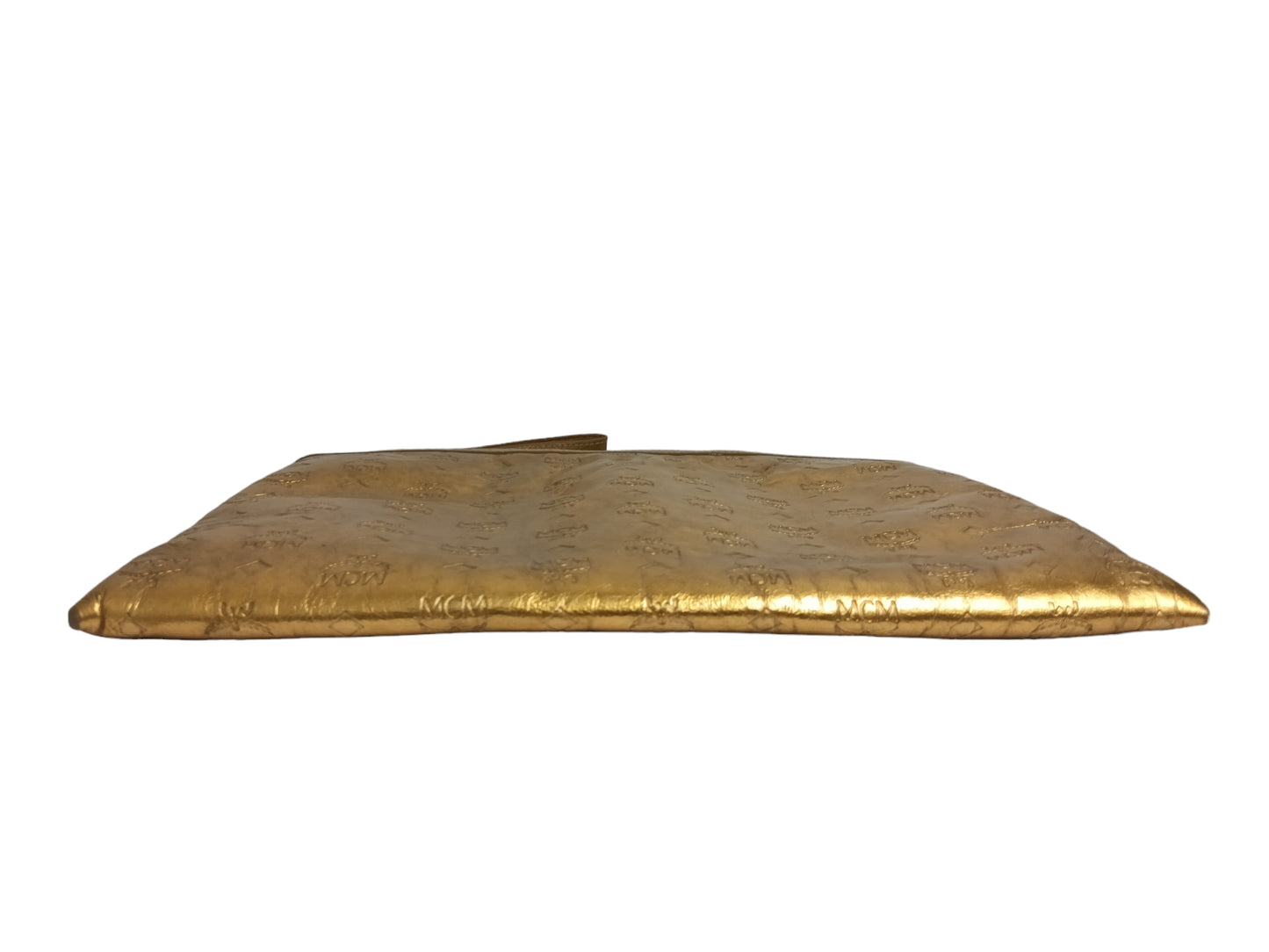 MCM CLUTCH BAG GOLD MWU3SXL55DG001