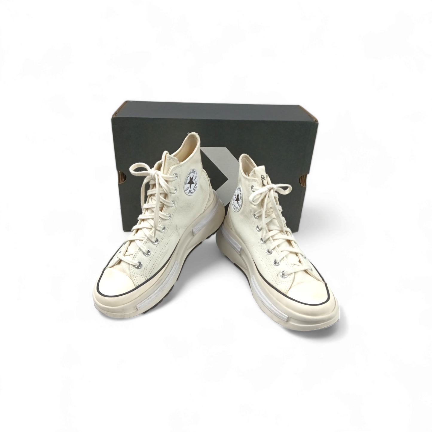 CONVERSE Sneaker Size 8US (41) A00868CF2CMXX Unisex Beige Scratch Stain Rank B