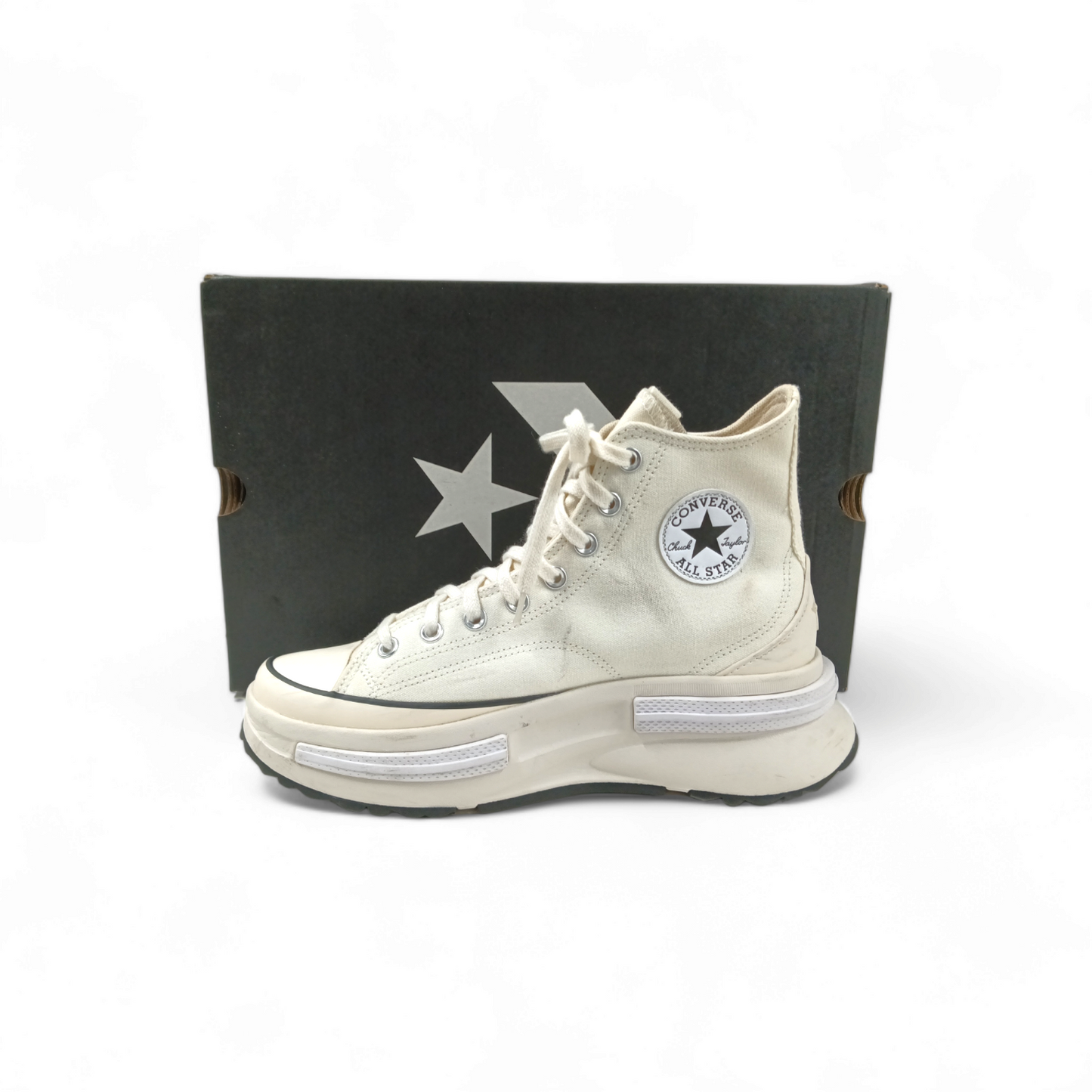 CONVERSE Sneaker Size 8US (41) A00868CF2CMXX Unisex Beige Scratch Stain Rank B
