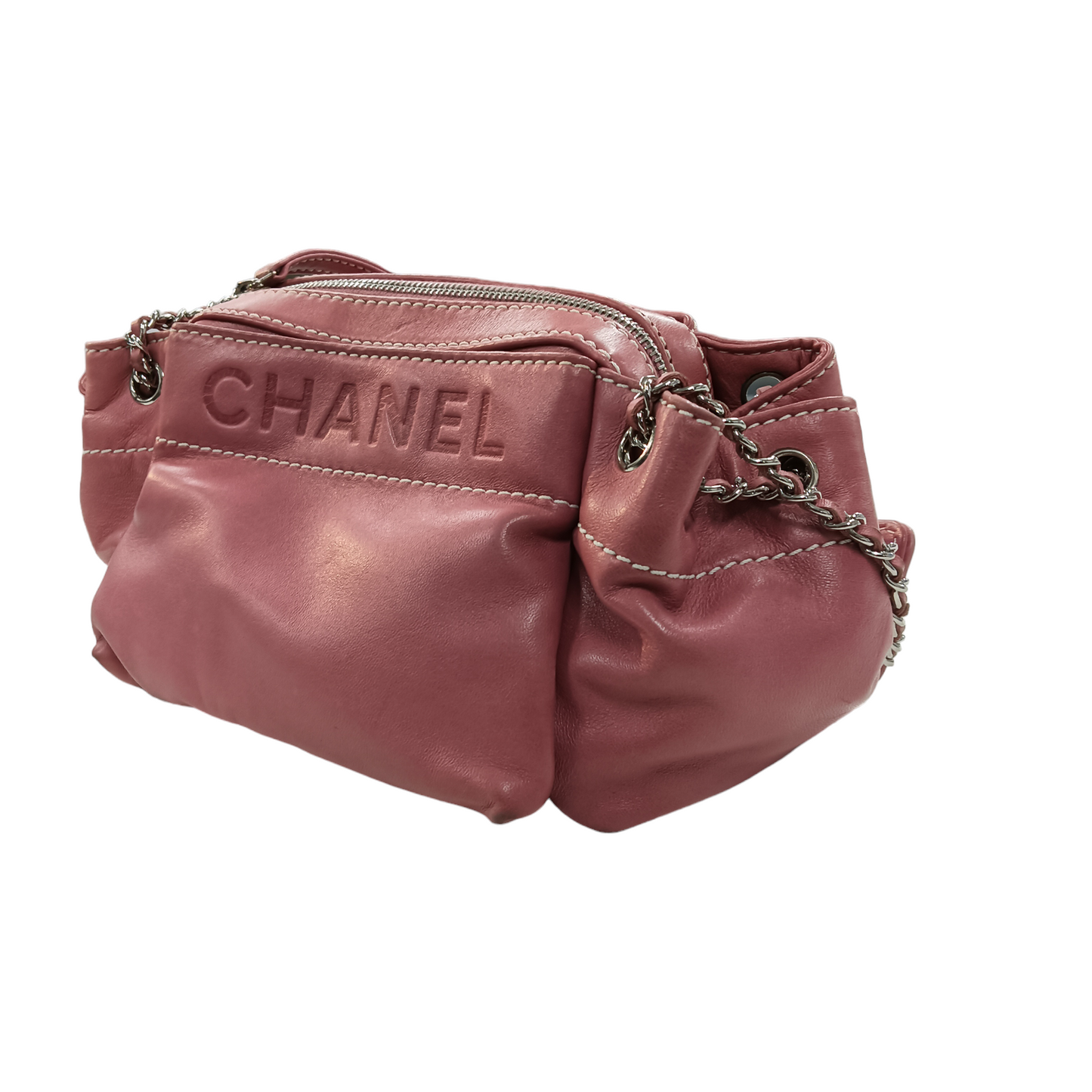 CHANEL Shoulder Bag Pink 8935099 LAX Accordion