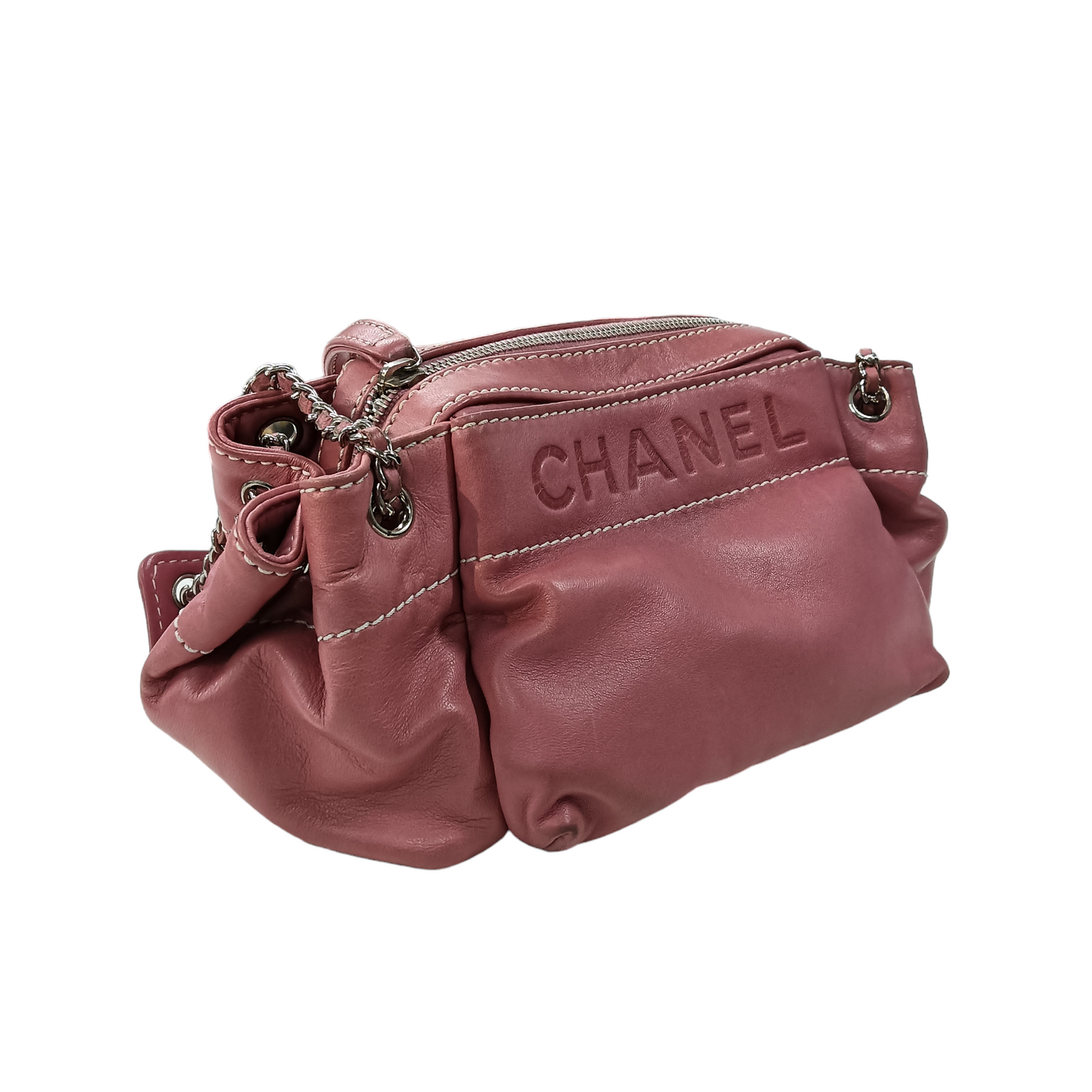CHANEL Shoulder Bag Pink 8935099 LAX Accordion