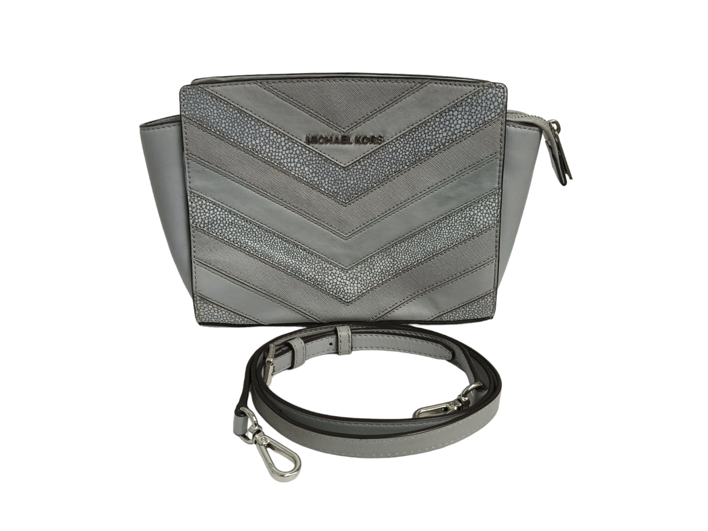 MICHAEL KORS SHOULDER BAG GRAY RANK C 30S6SLMM8E