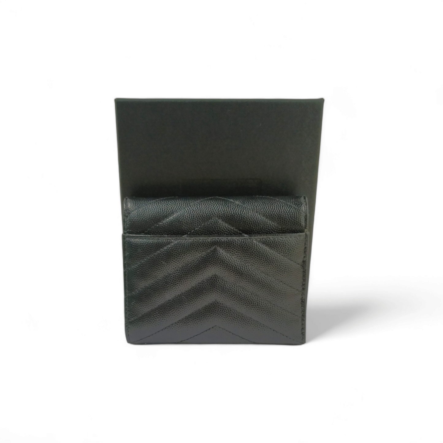 Yves Saint Laurent Wallet 40394B0W01 Black 2023 *inside Stain* Rank B