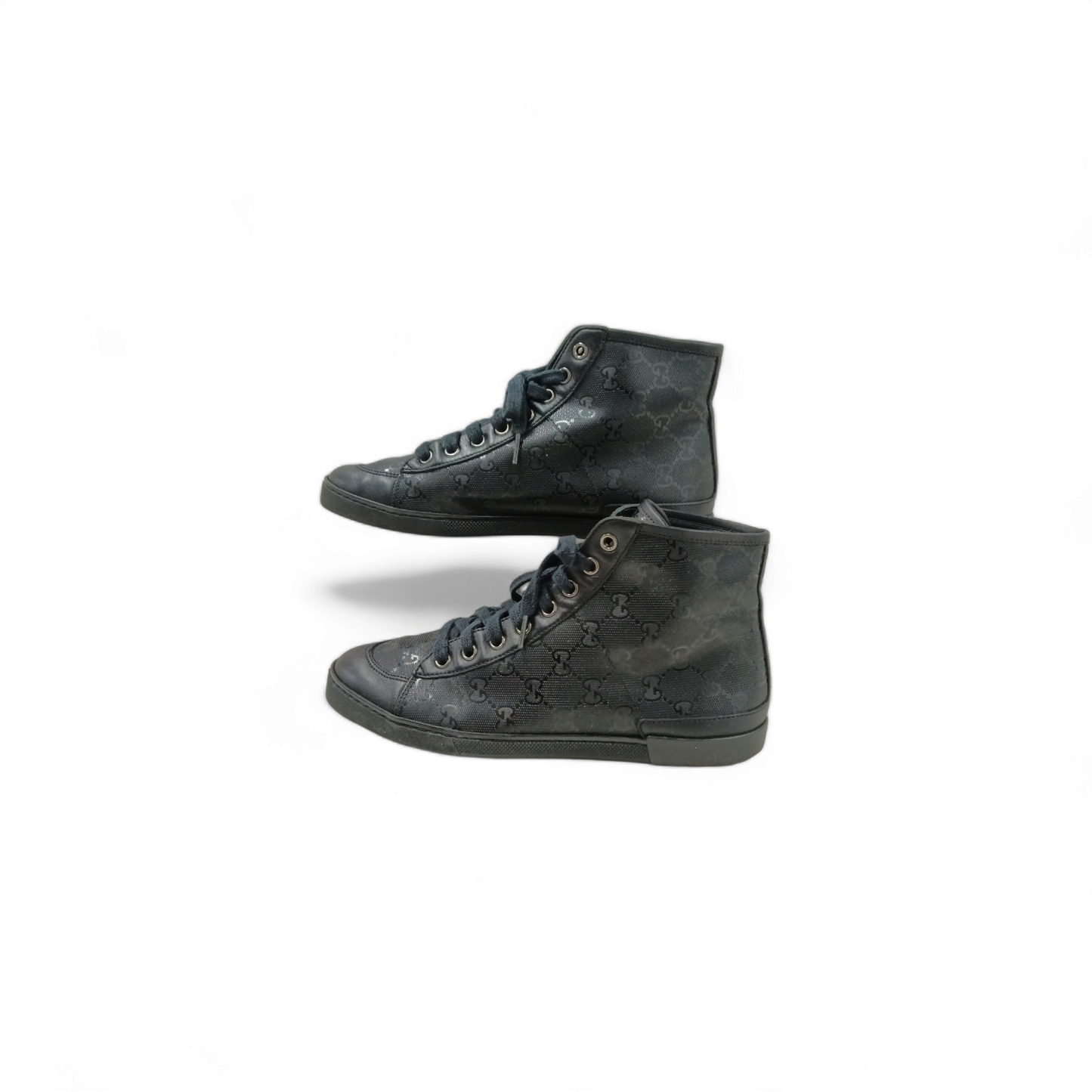 GUCCI Sneaker Lady's Black 222790 Size 36 Rank B