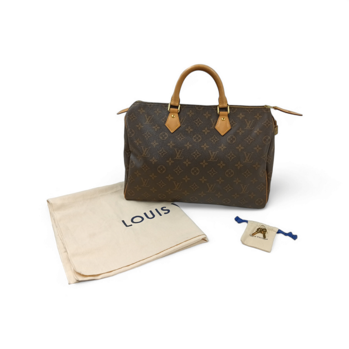 LOUIS VUITTON Bag Monogram M41107 Brown Stain RI1167 Rank B
