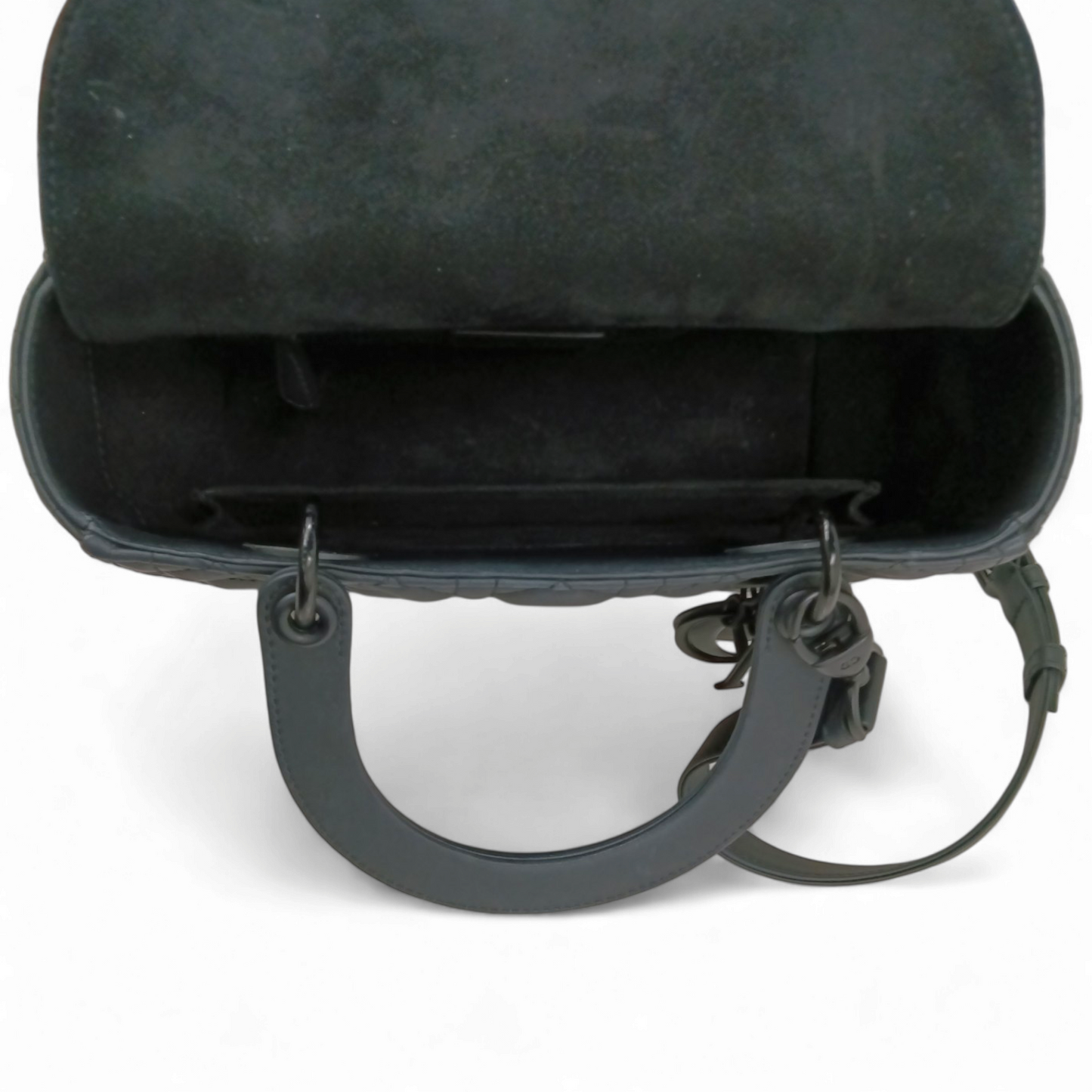 Christian Dior 2WAY Bag CALFSKIN M0565S Black Rank B