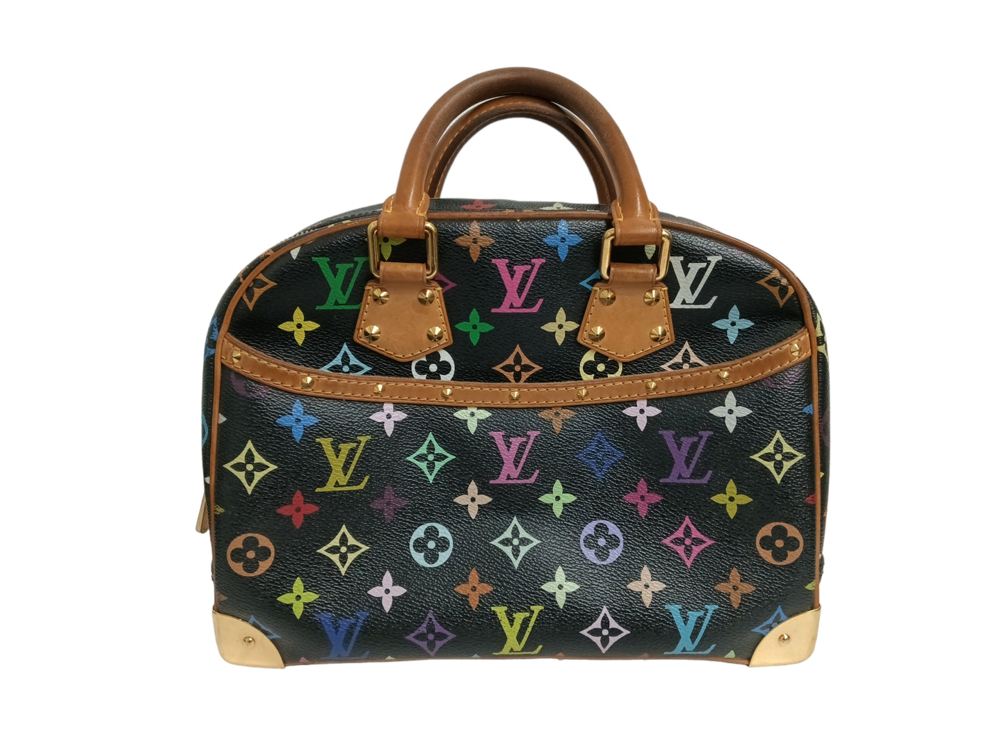 LOUIS VUITTON HANDBAG MONOGRAM Damage/Stain Trouville Multi color