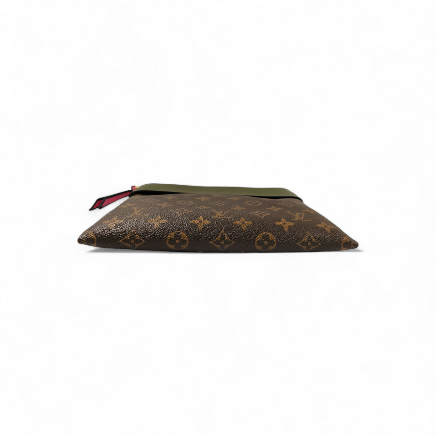 LOUIS VUITTON Clutch Bag Monogram Pochette Tuiler M64035 Brown CA0147 **Damage** Rank B