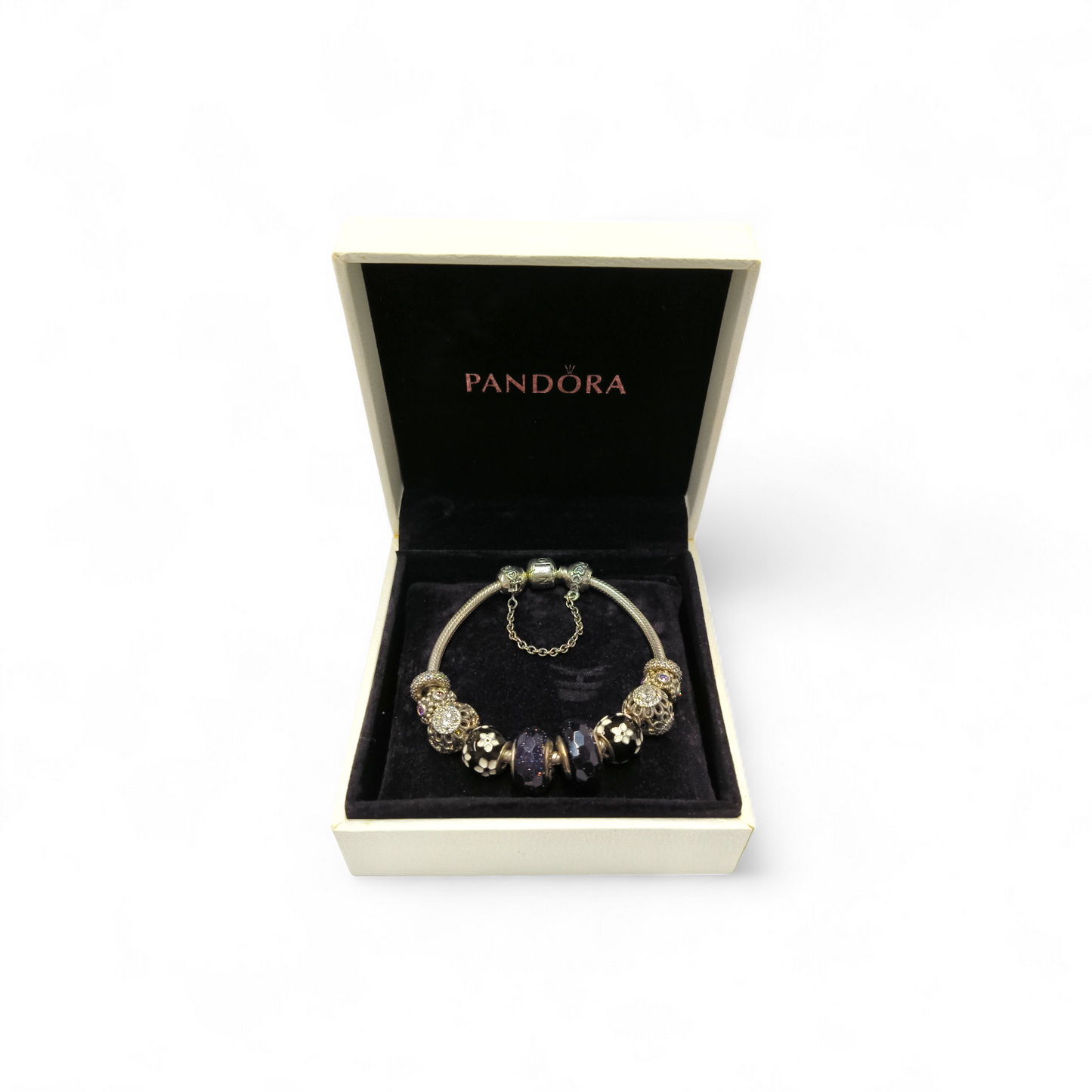 PANDORA Bracelet White charm