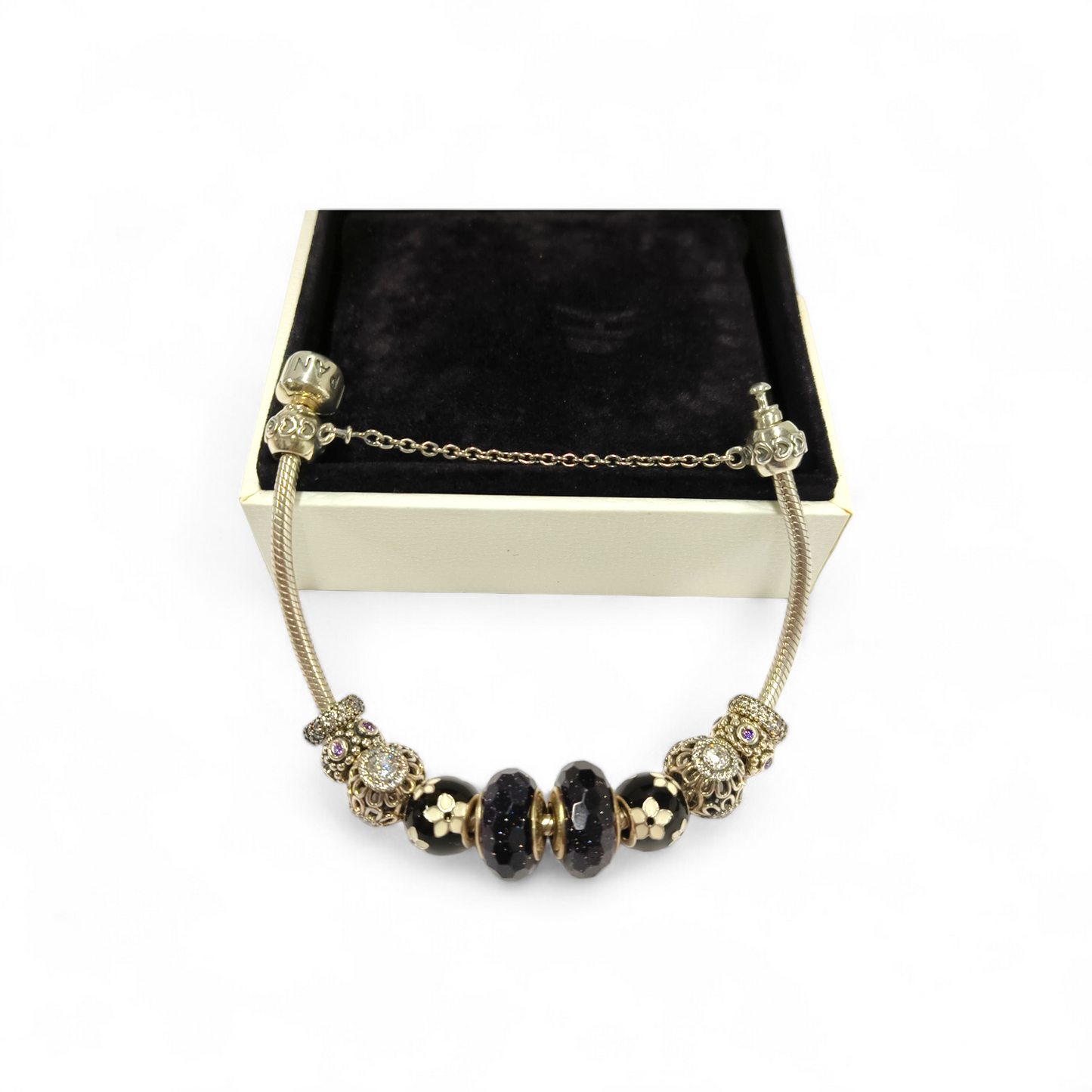 PANDORA Bracelet White charm