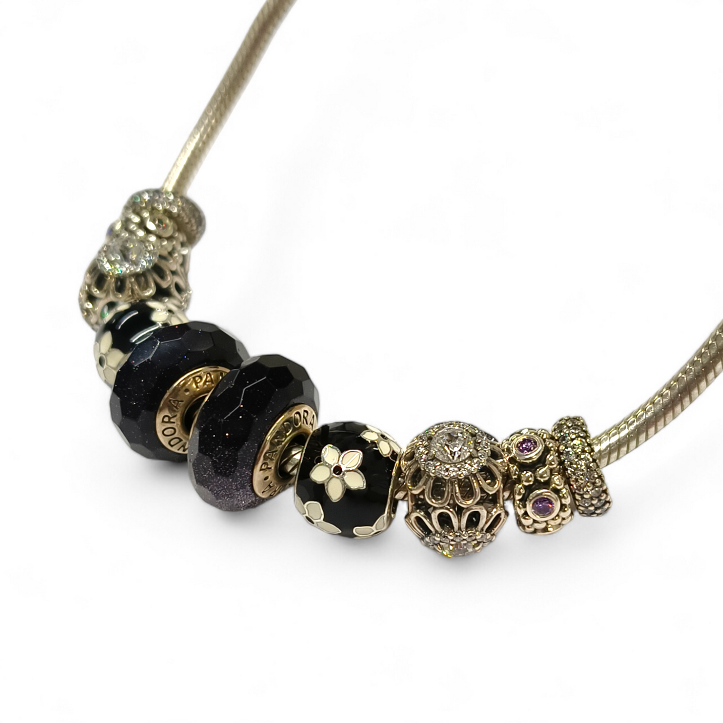 PANDORA Bracelet White charm