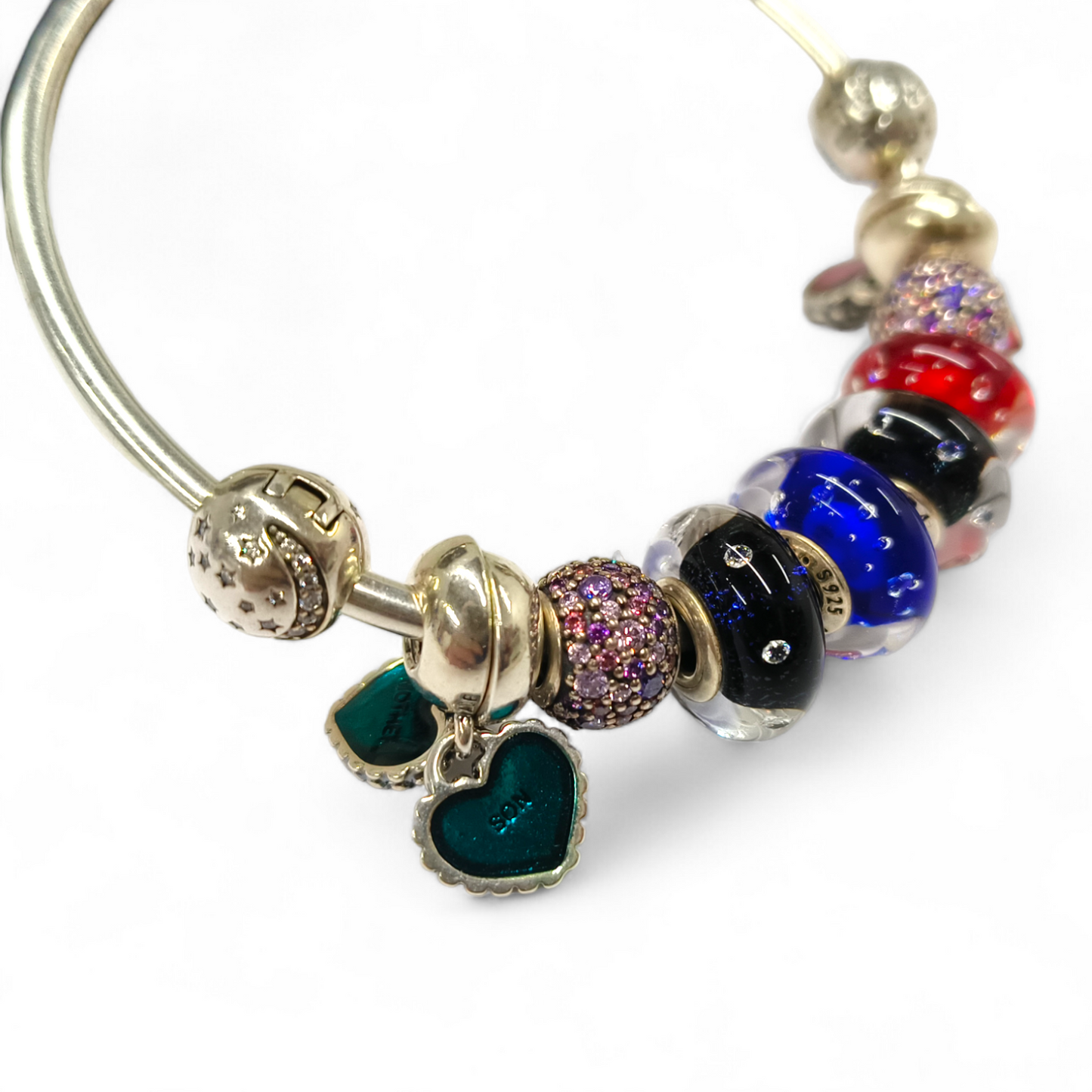 PANDORA Bracelet White charm